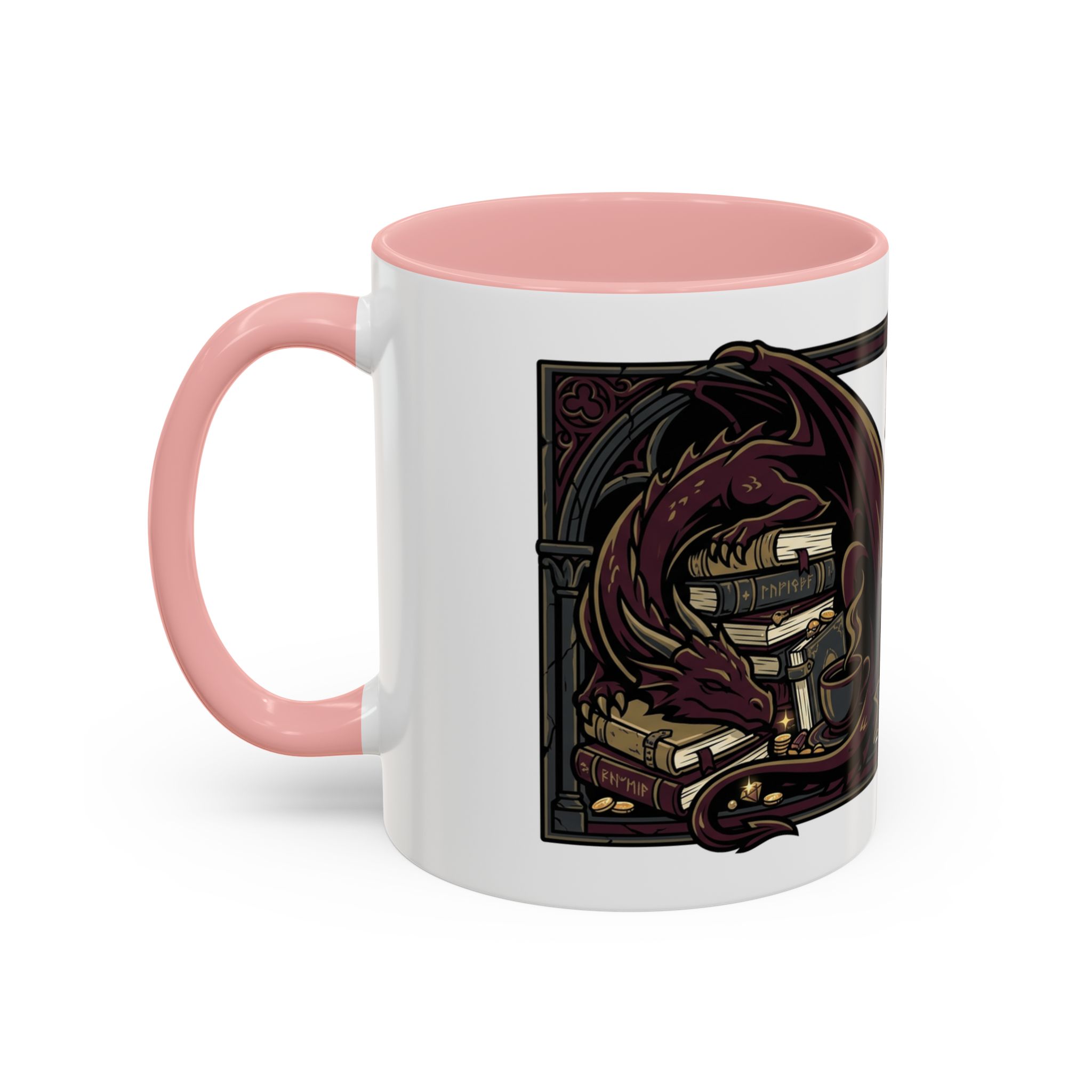 My TBR Is A Dragon Hoard Mug | Accent Coffee Mug 11oz 15oz - Image 15