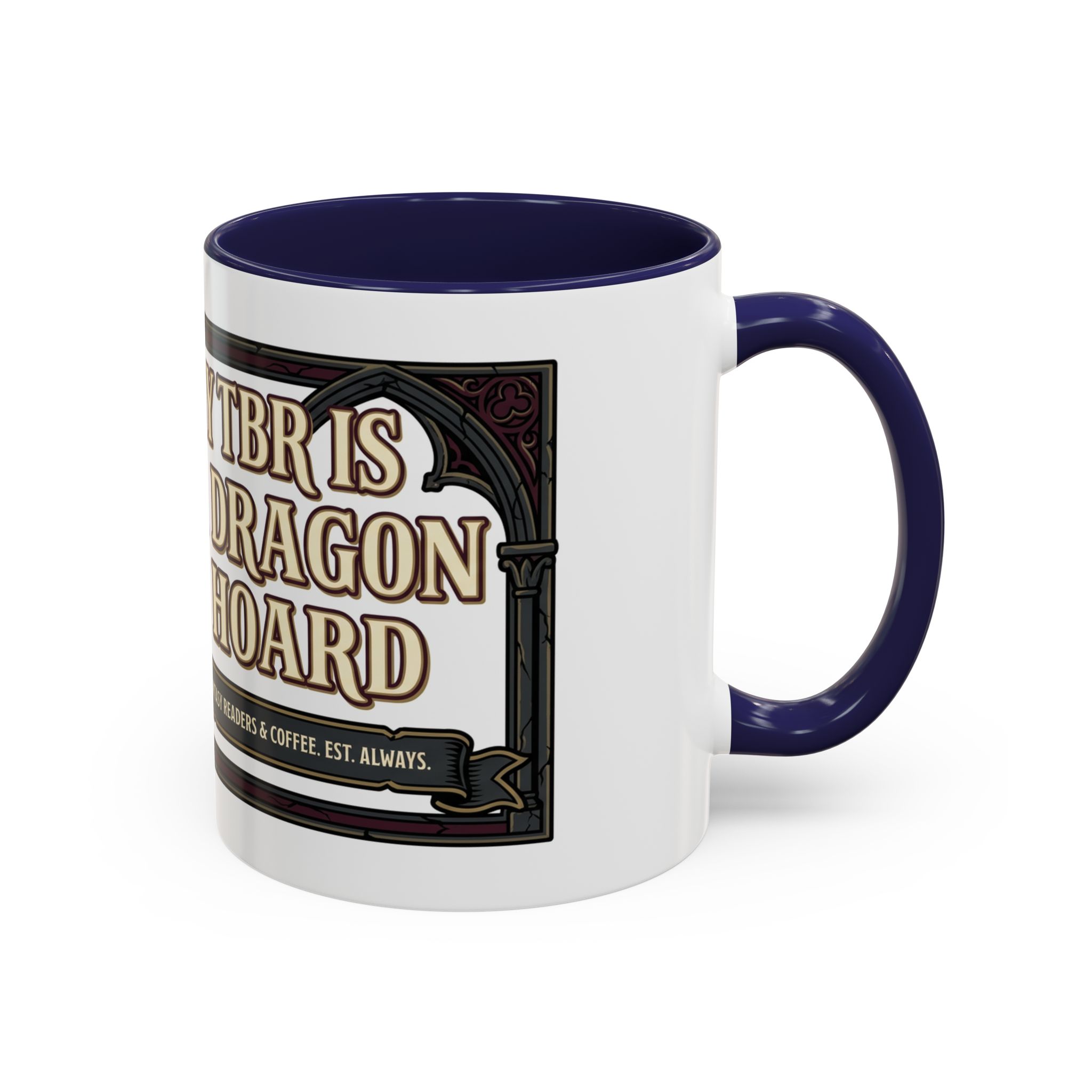 My TBR Is A Dragon Hoard Mug | Accent Coffee Mug 11oz 15oz - Image 8