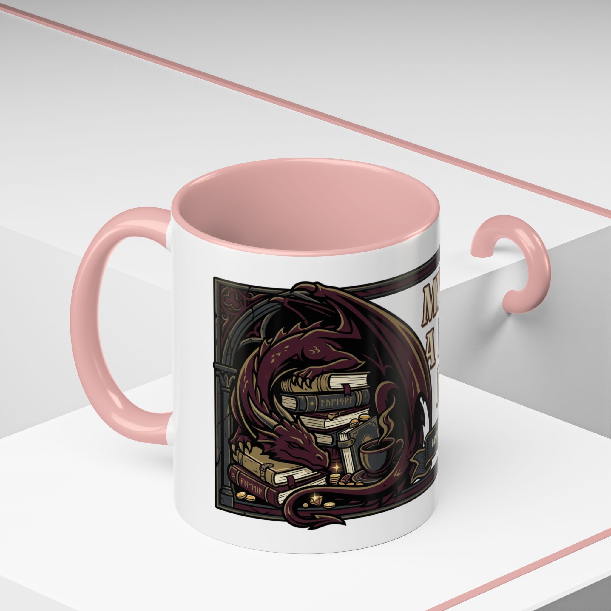 My TBR Is A Dragon Hoard Mug | Accent Coffee Mug 11oz 15oz - Image 18