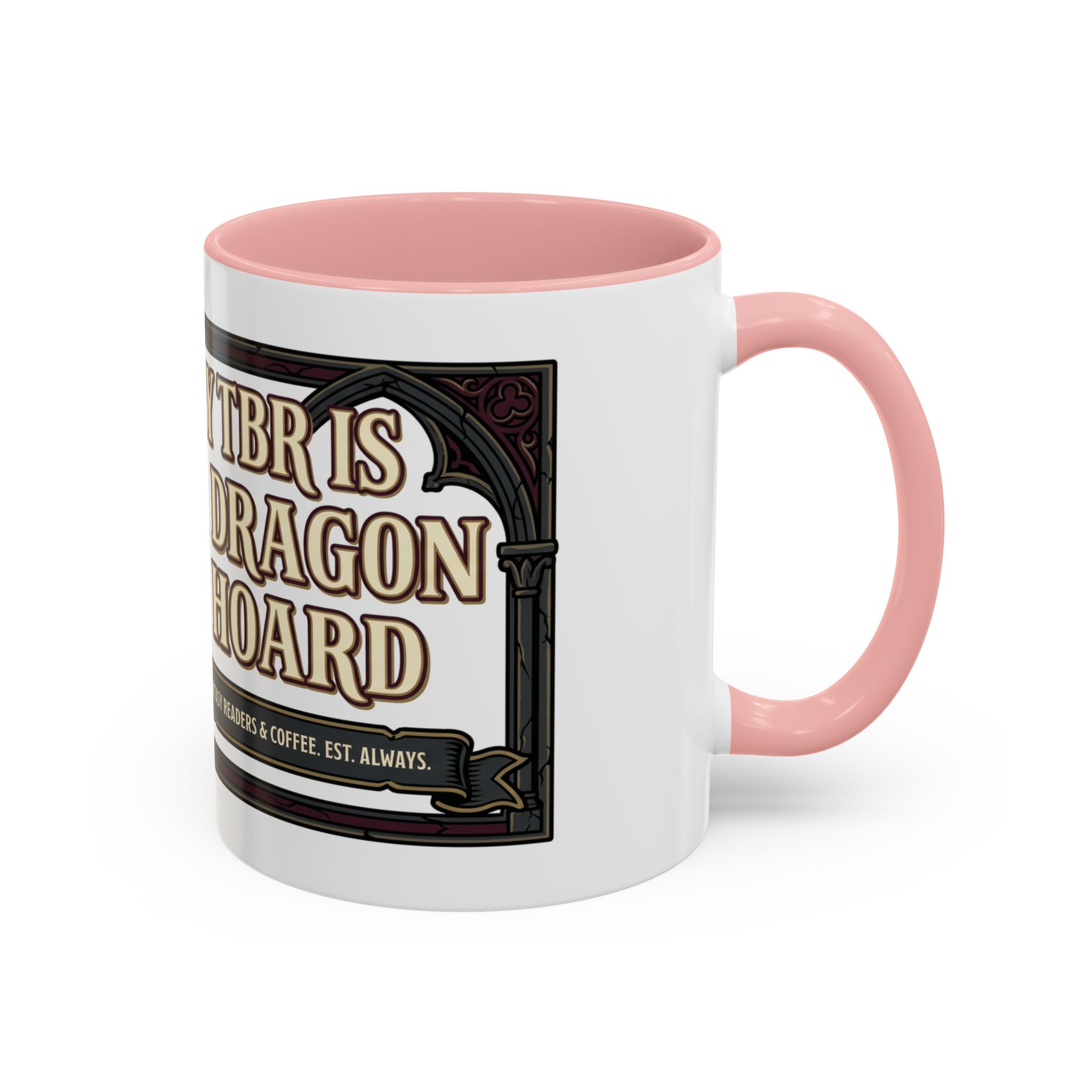 My TBR Is A Dragon Hoard Mug | Accent Coffee Mug 11oz 15oz - Image 14