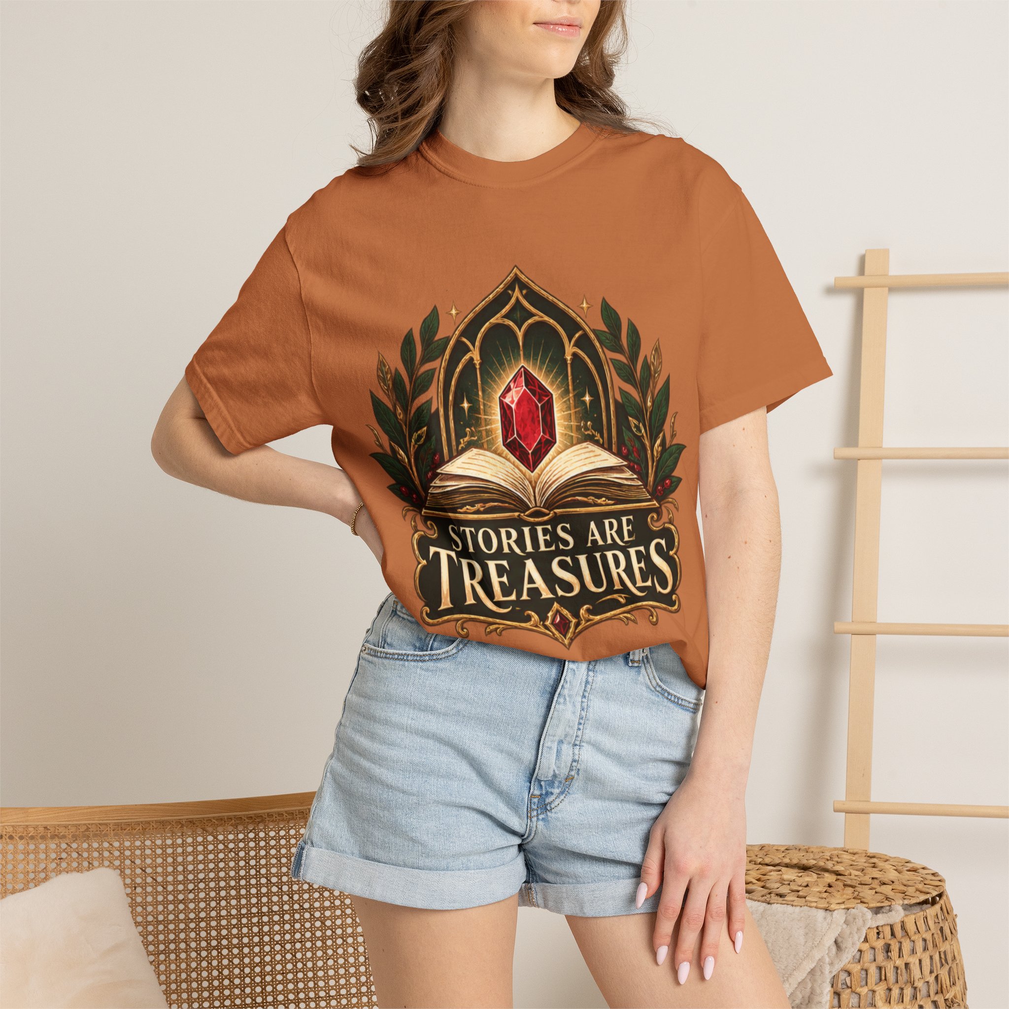 Stories Are Treasures T-Shirt - Image 25