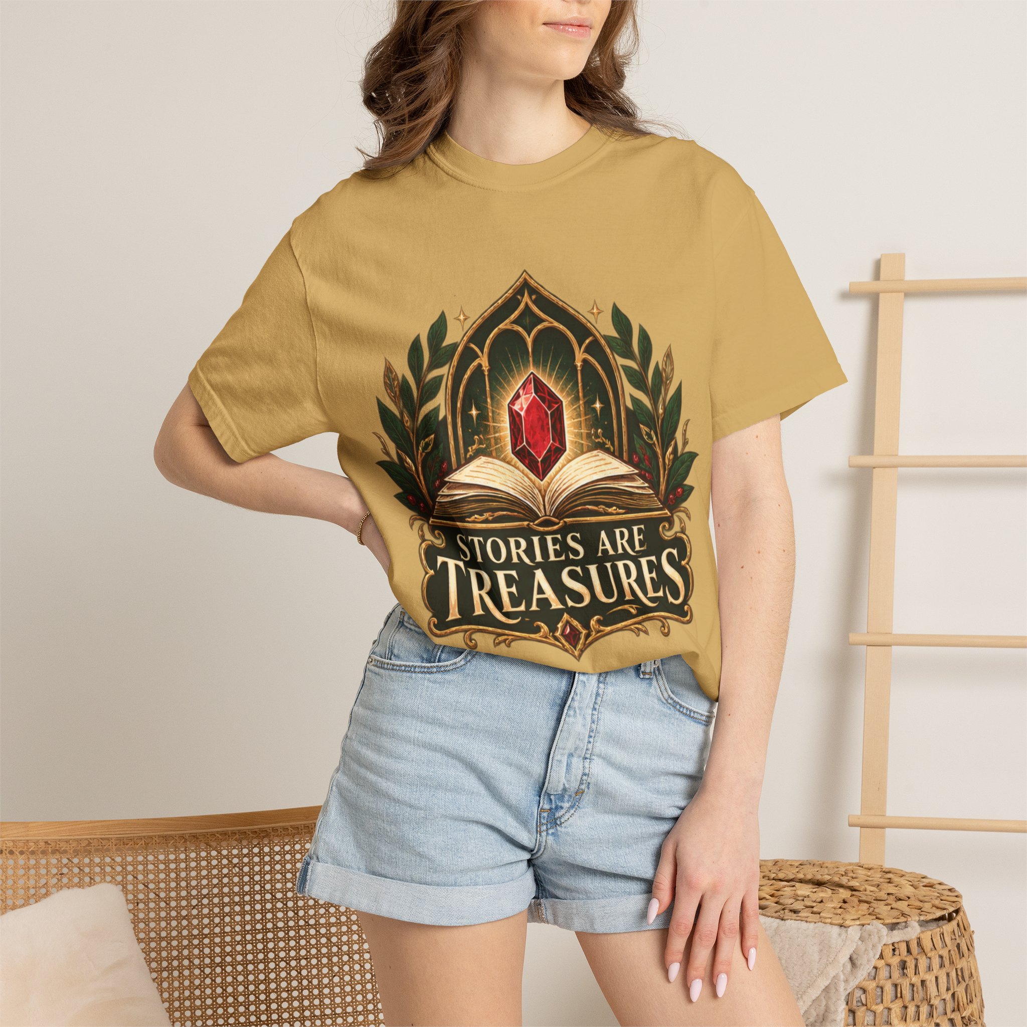 Stories Are Treasures T-Shirt - Image 20