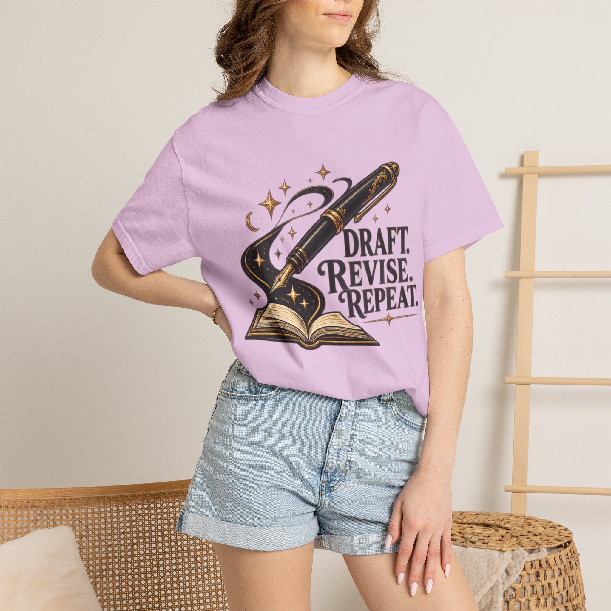 Draft Revise Repeat Writer T-Shirt - Image 80