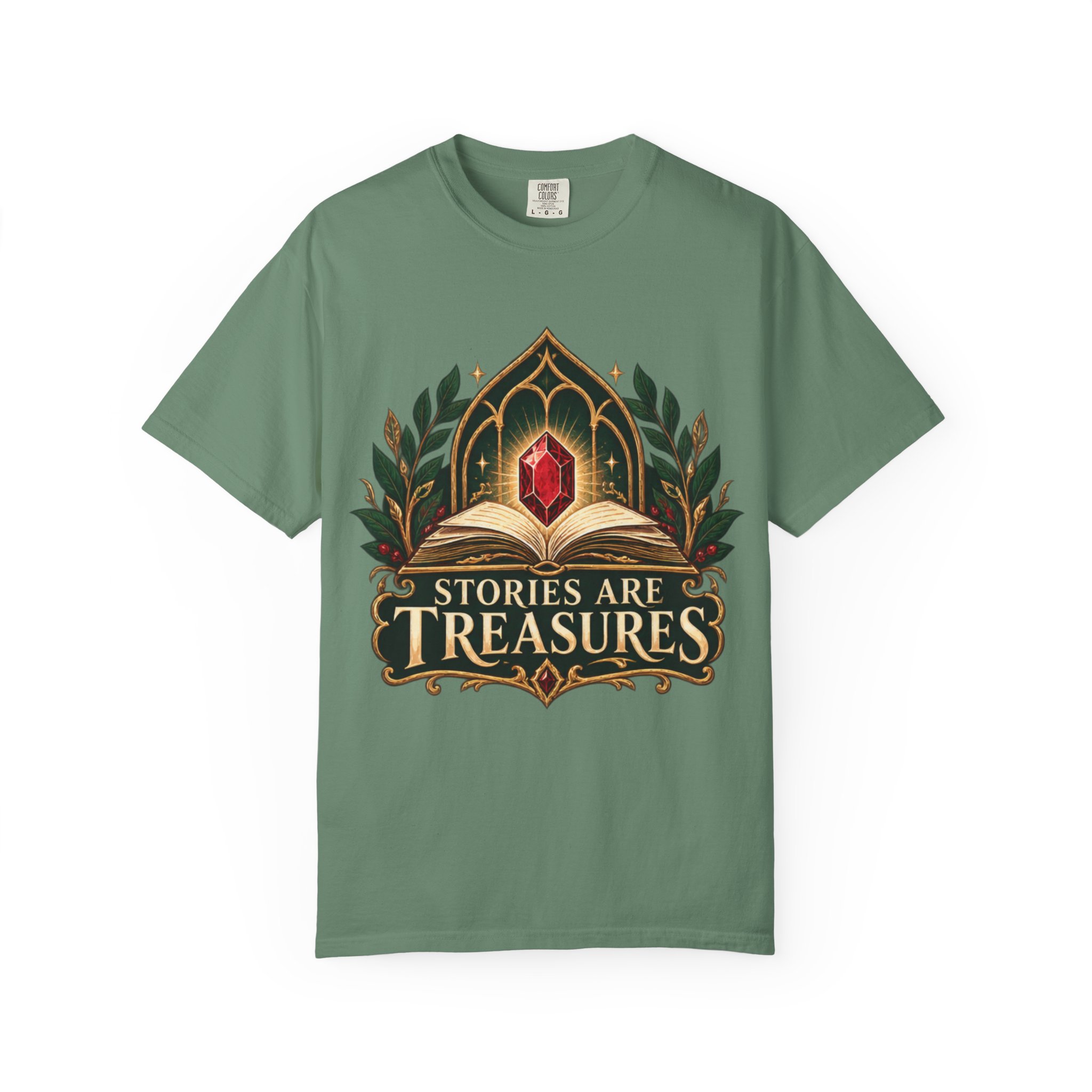 Stories Are Treasures T-Shirt - Image 41