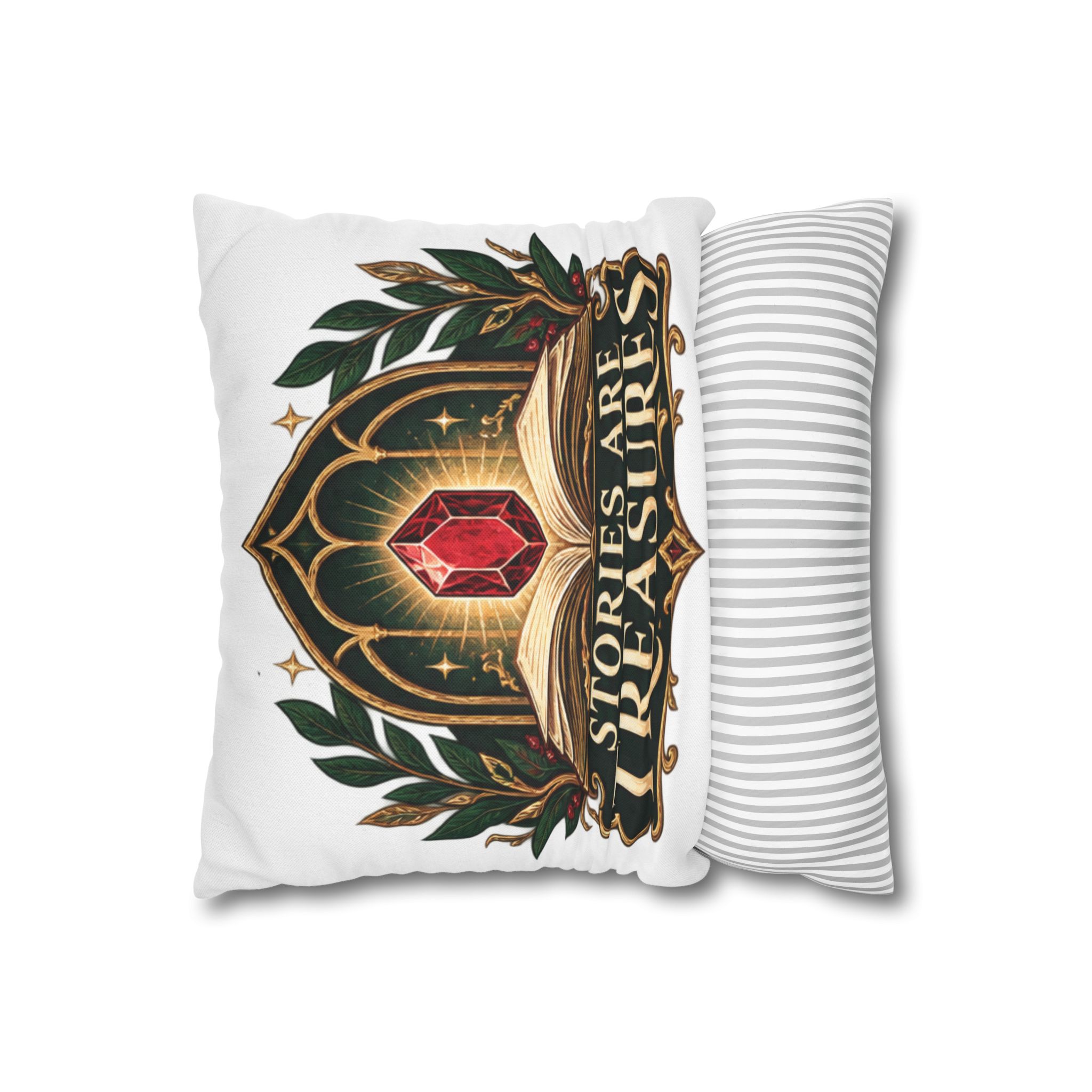 Stories Are Treasures Decorative Pillow - Image 4