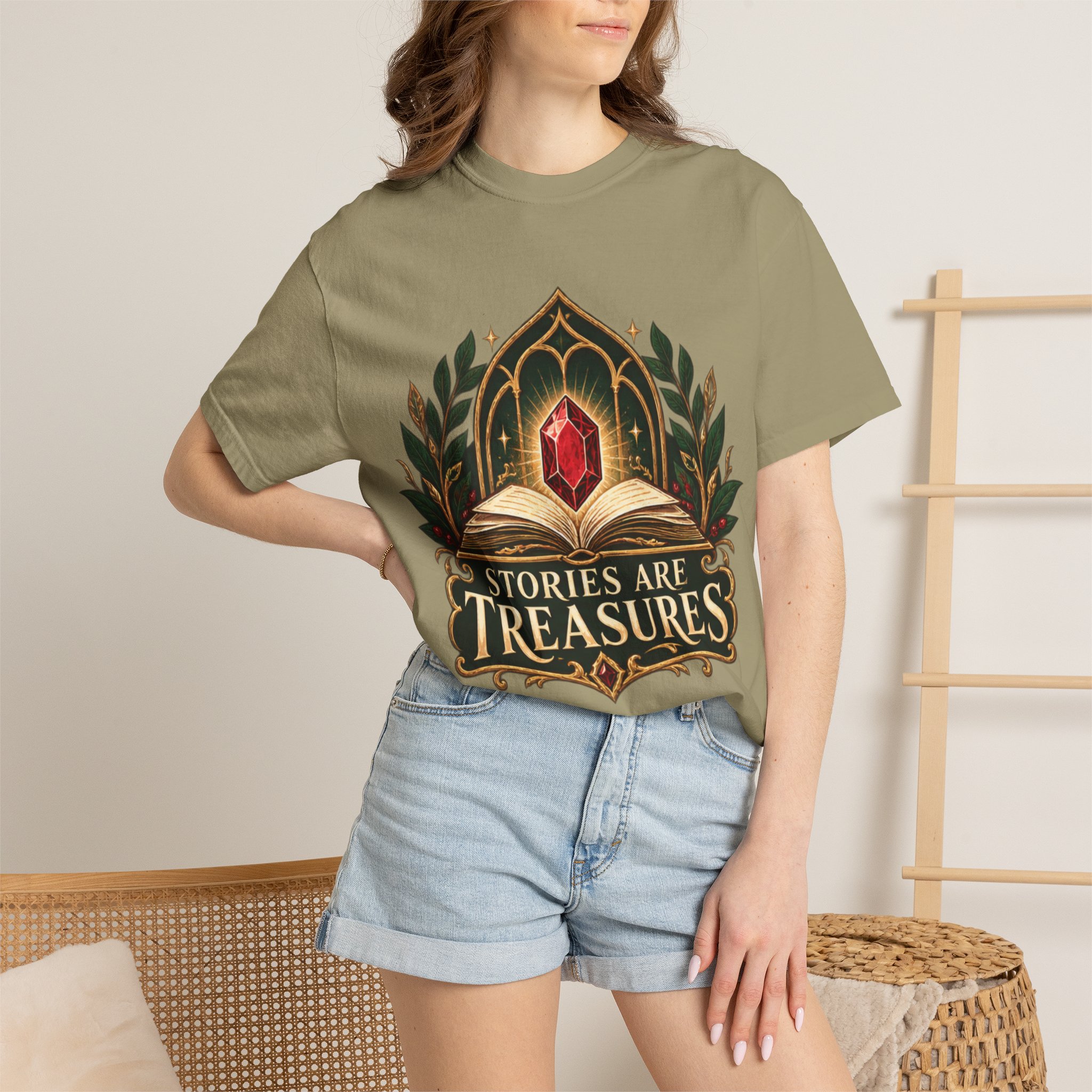 Stories Are Treasures T-Shirt - Image 30