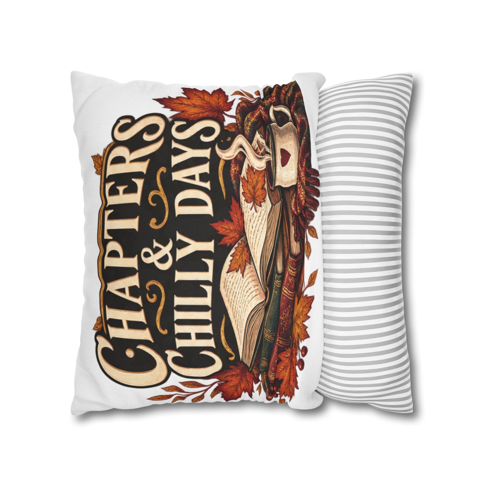 Chapters & Chilly Days Autumn Book Lover Pillowcase - Image 13