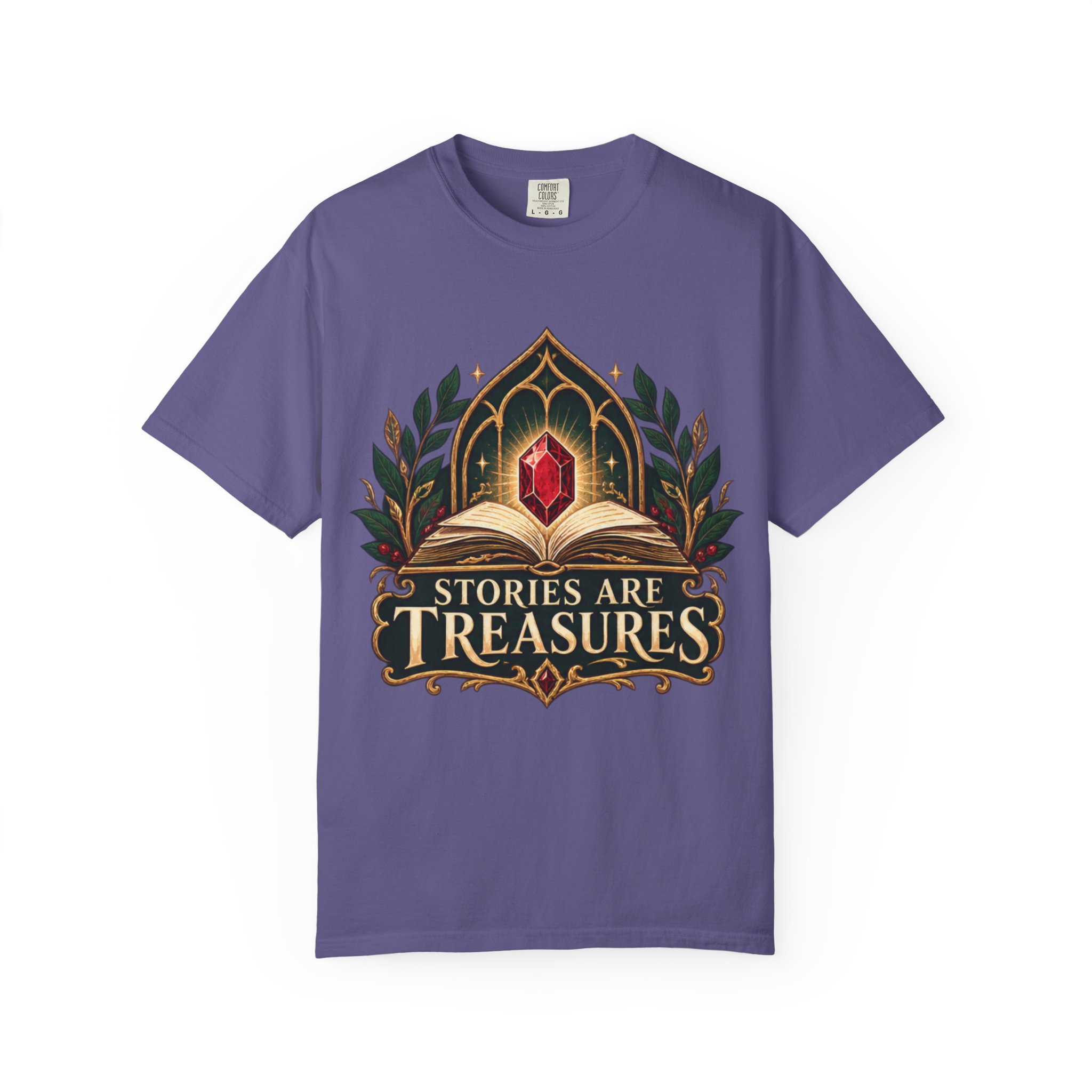 Stories Are Treasures T-Shirt - Image 66