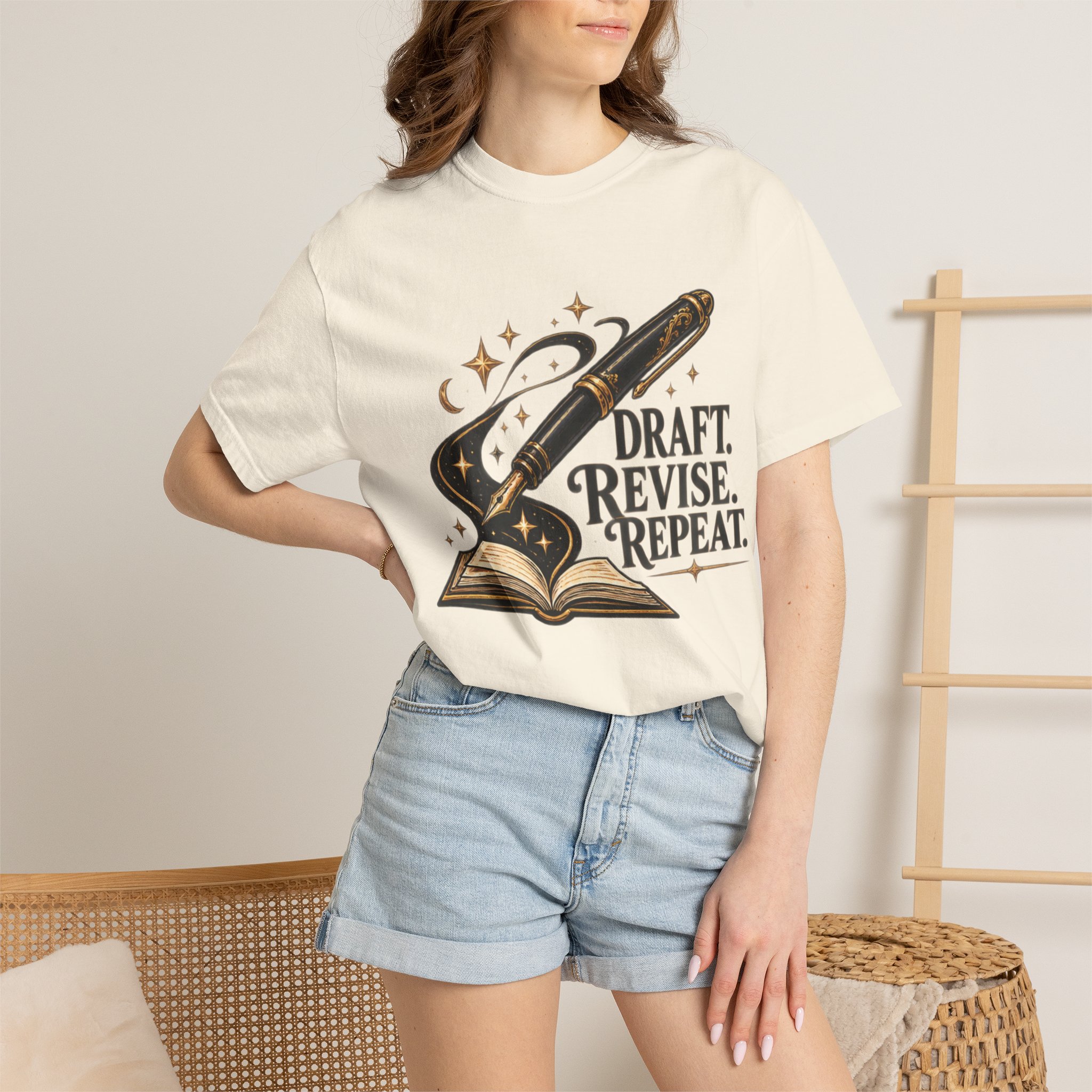 Draft Revise Repeat Writer T-Shirt - Image 20