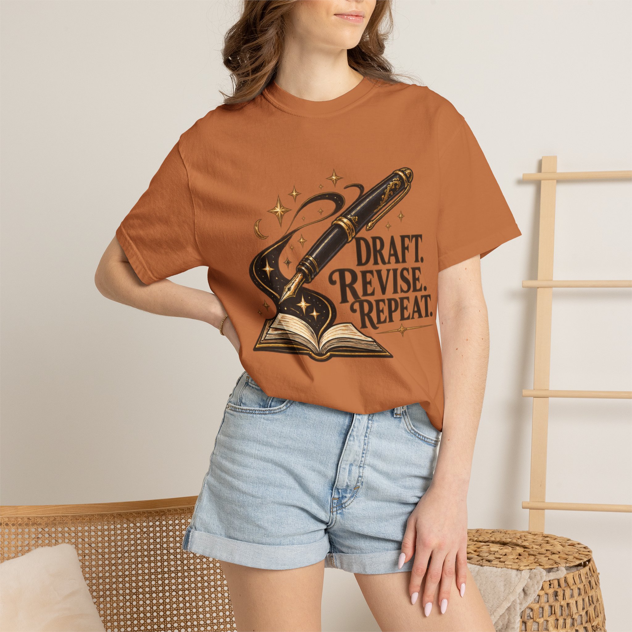 Draft Revise Repeat Writer T-Shirt - Image 25