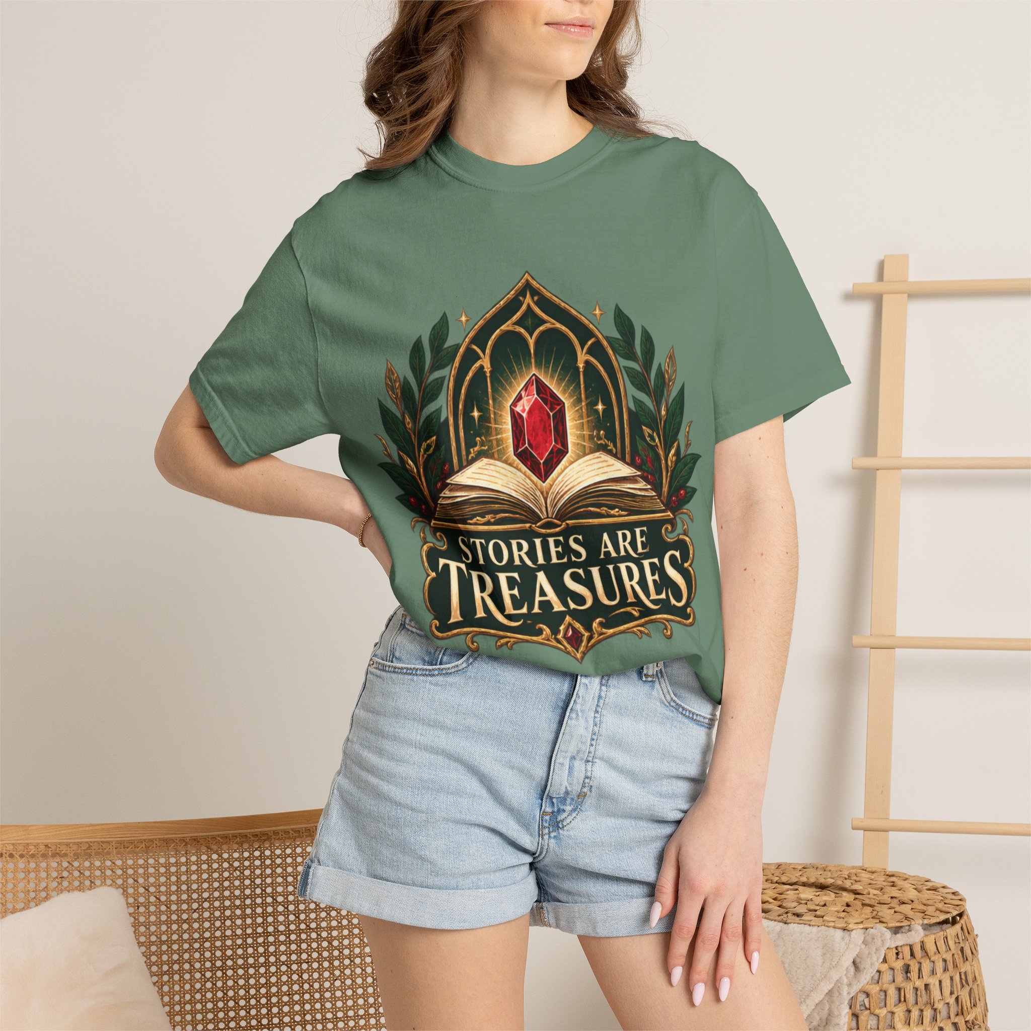 Stories Are Treasures T-Shirt - Image 45