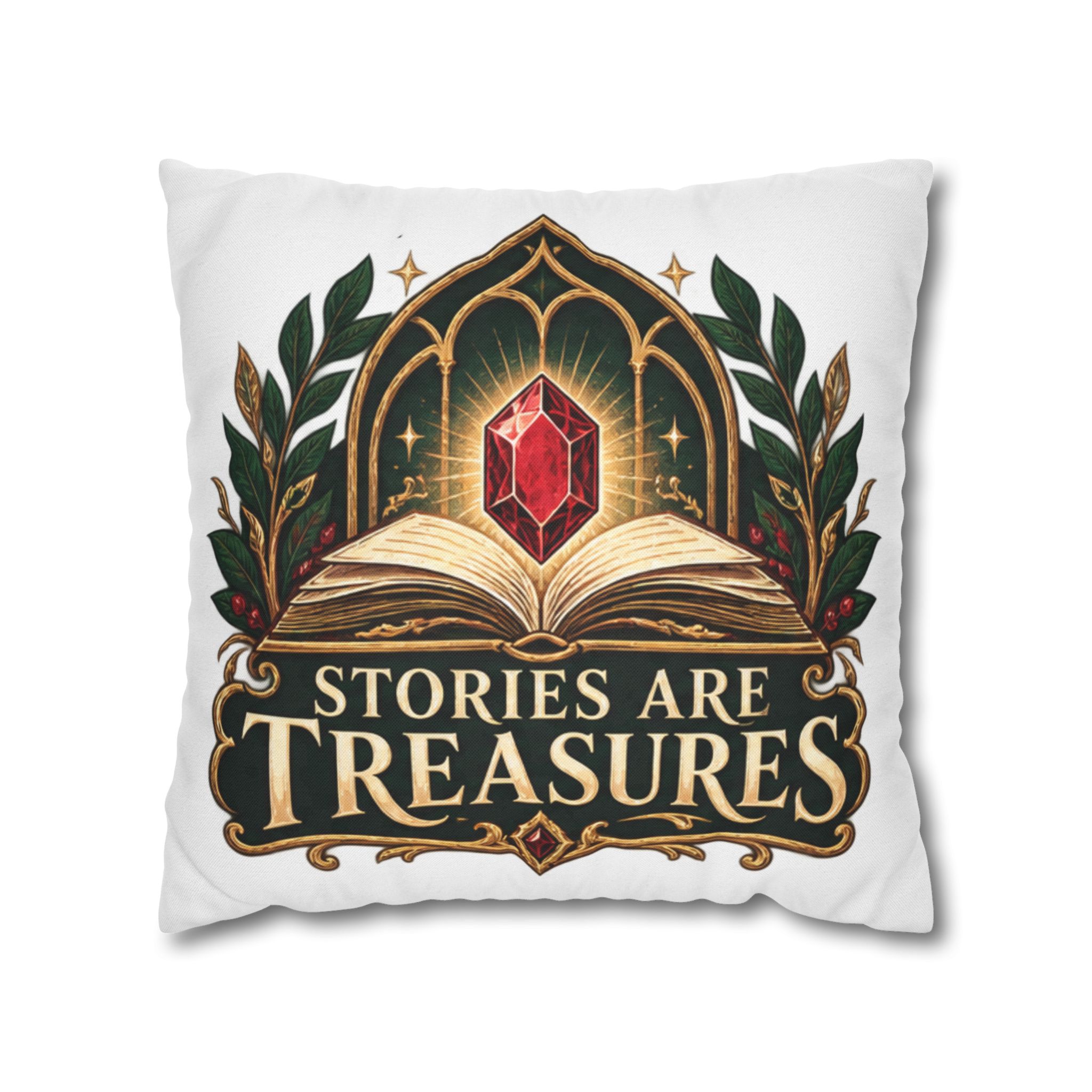 Stories Are Treasures Decorative Pillow - Image 9