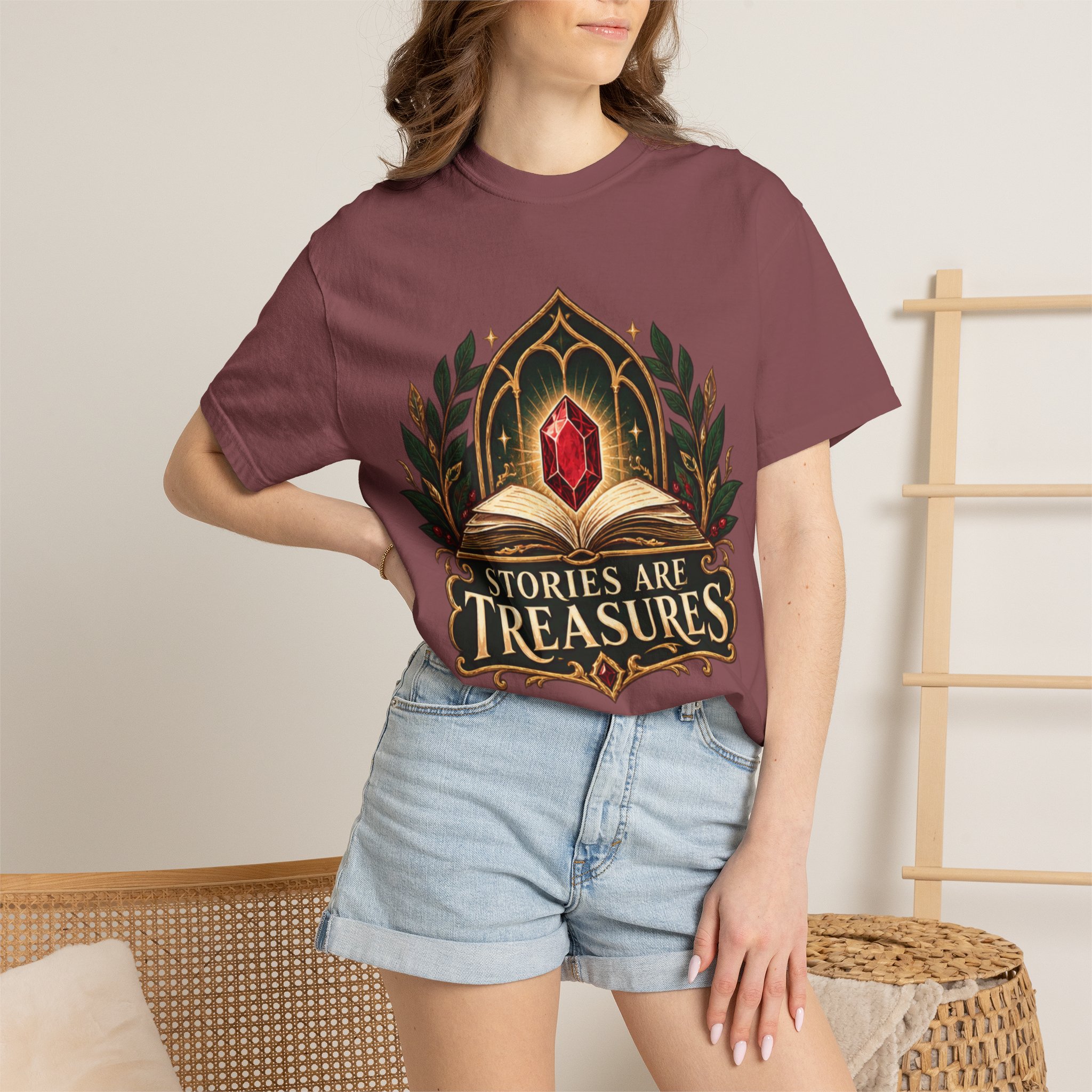 Stories Are Treasures T-Shirt - Image 10