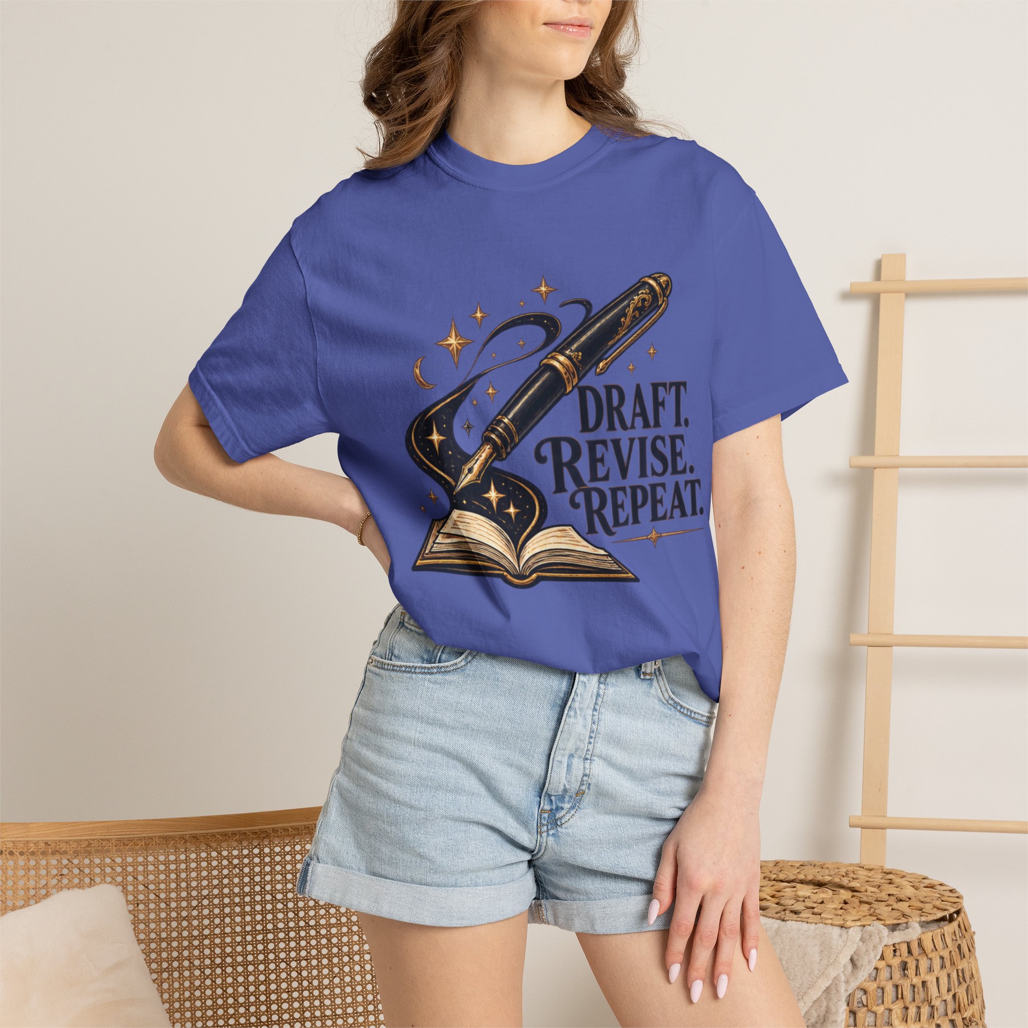 Draft Revise Repeat Writer T-Shirt - Image 55