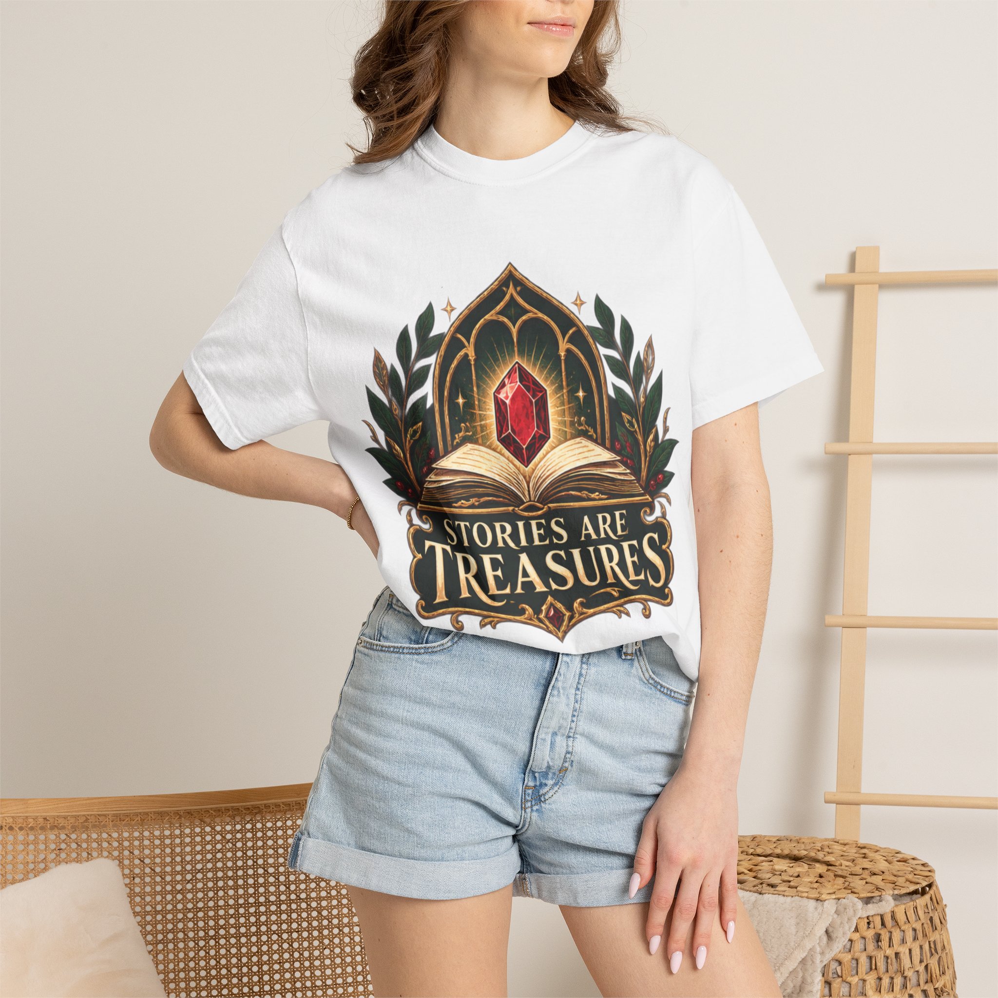 Stories Are Treasures T-Shirt - Image 5