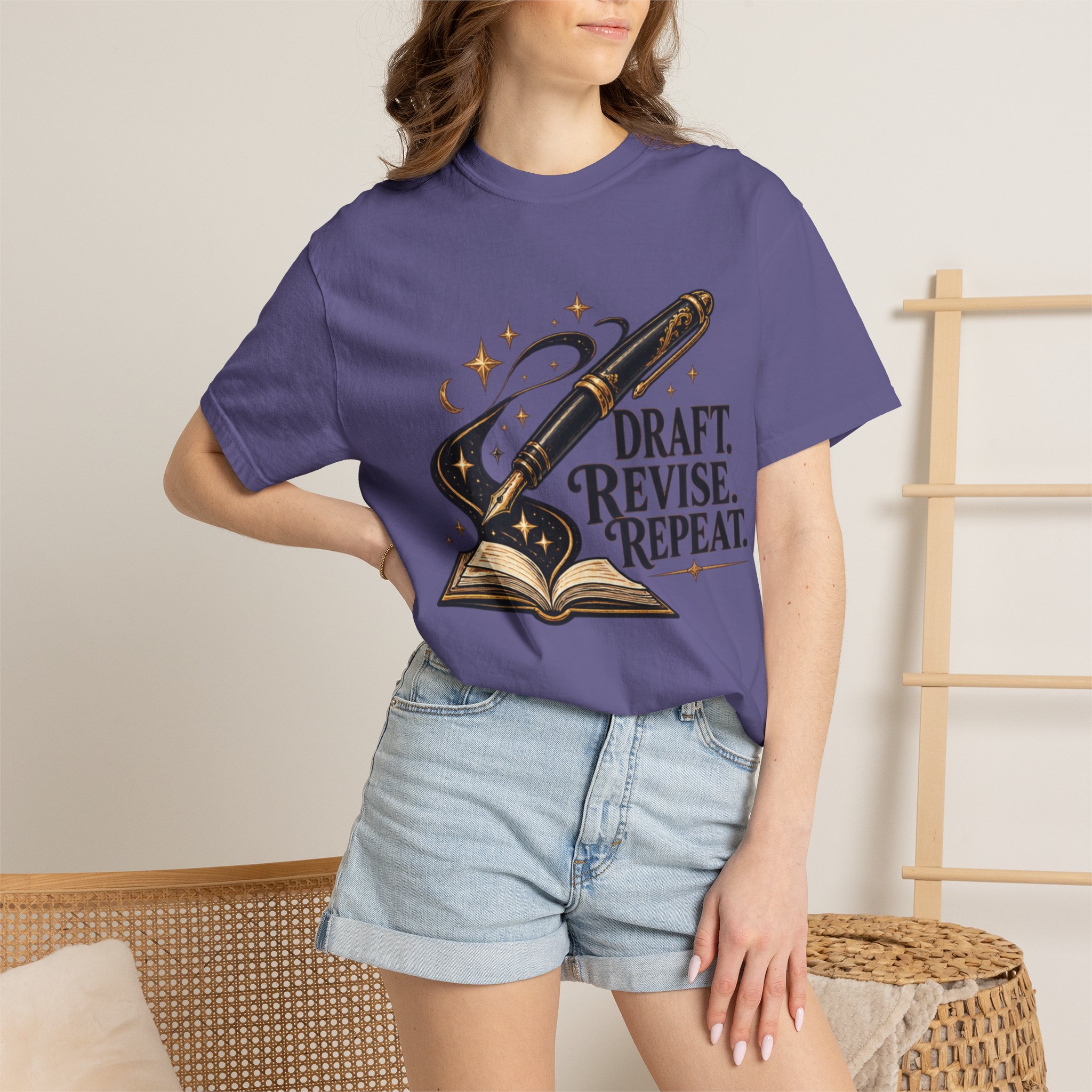 Draft Revise Repeat Writer T-Shirt - Image 70