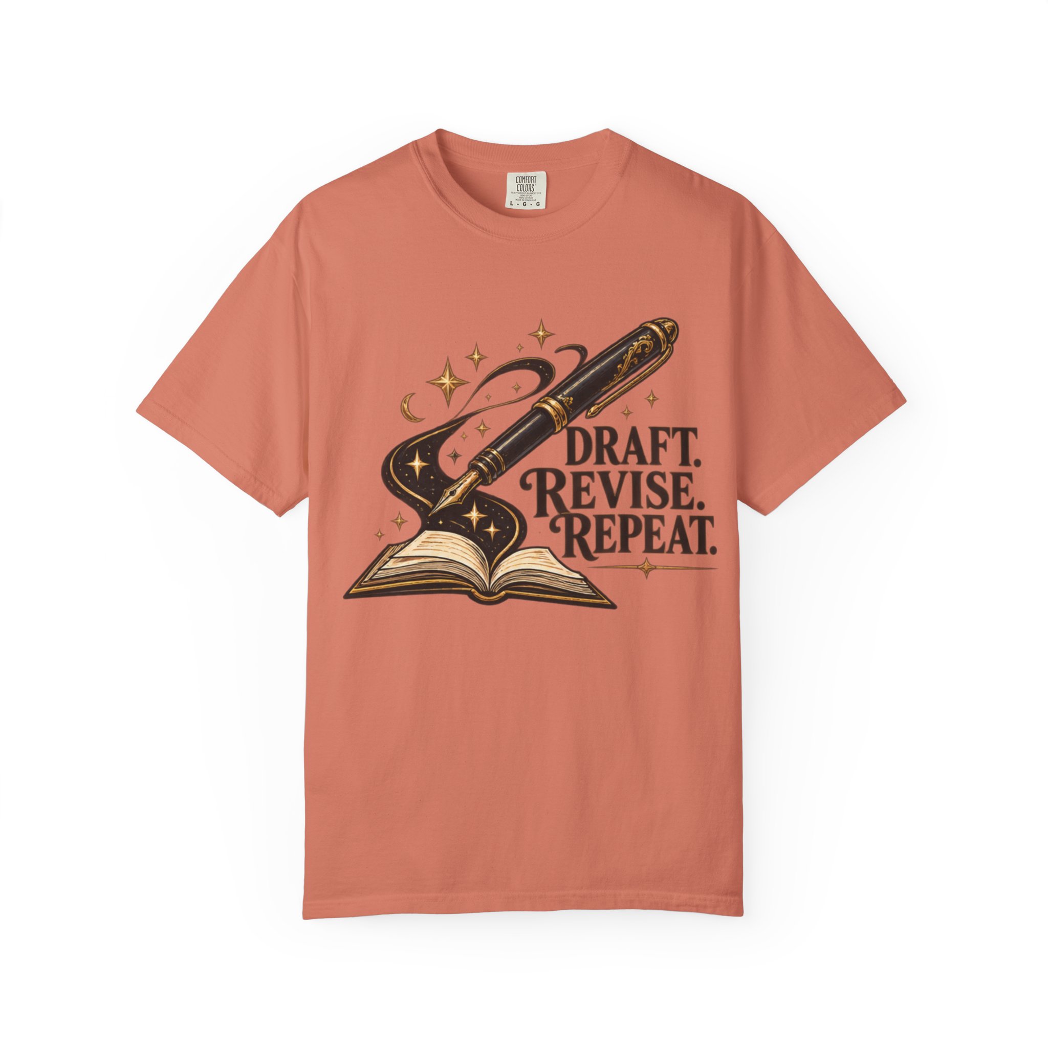 Draft Revise Repeat Writer T-Shirt - Image 6