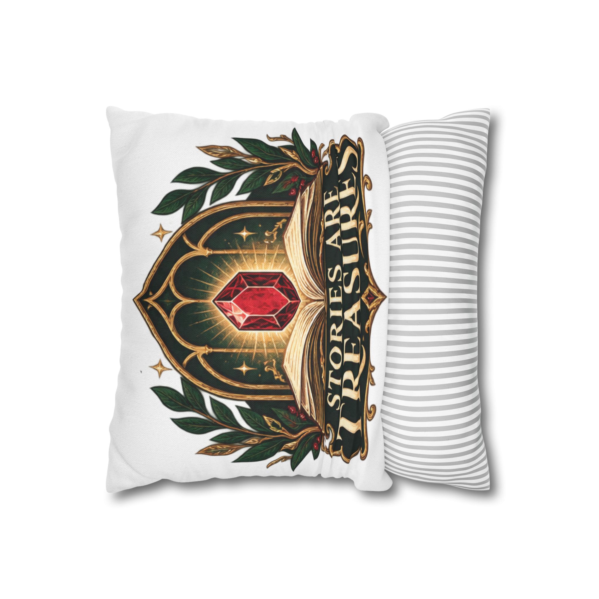 Stories Are Treasures Decorative Pillow - Image 2