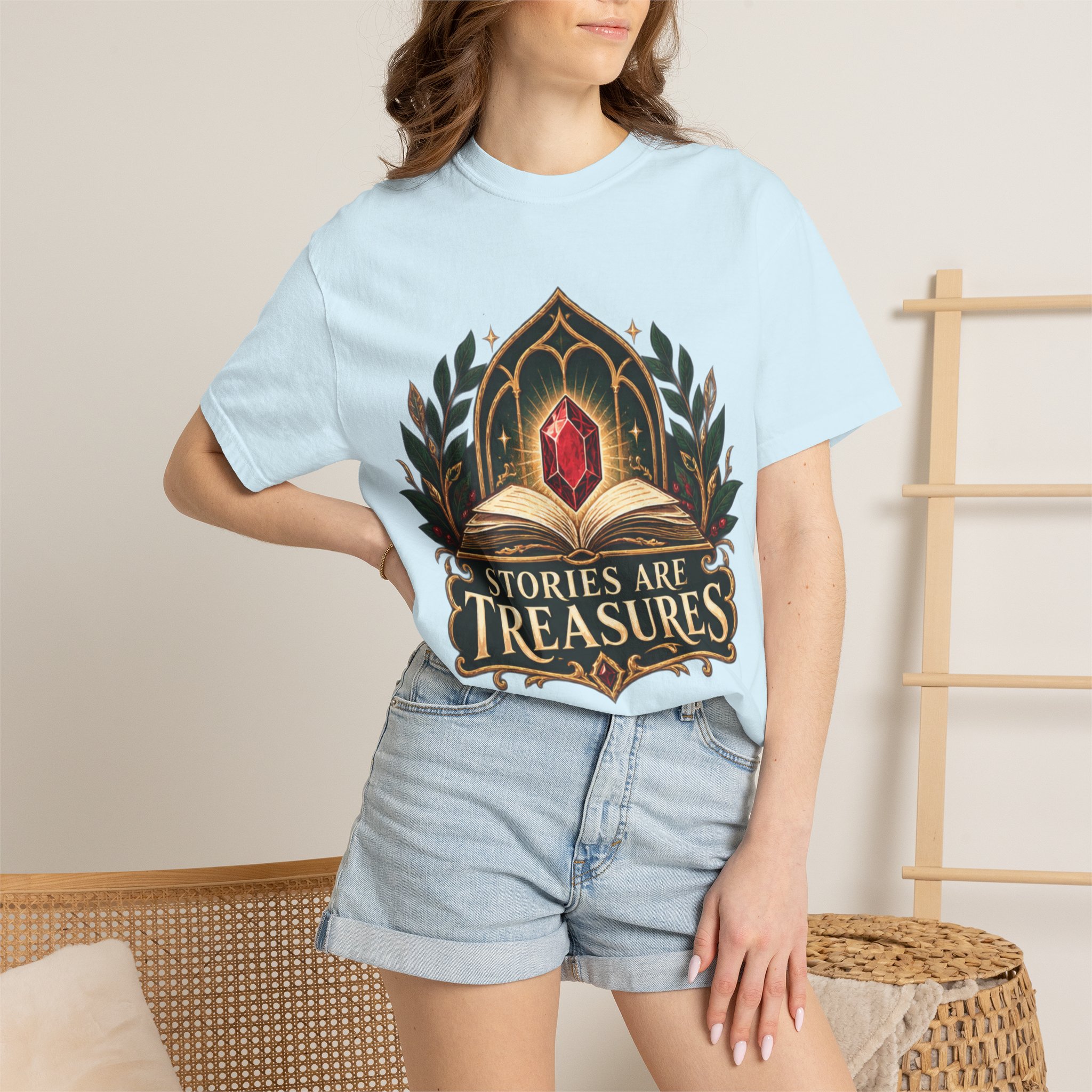 Stories Are Treasures T-Shirt - Image 50