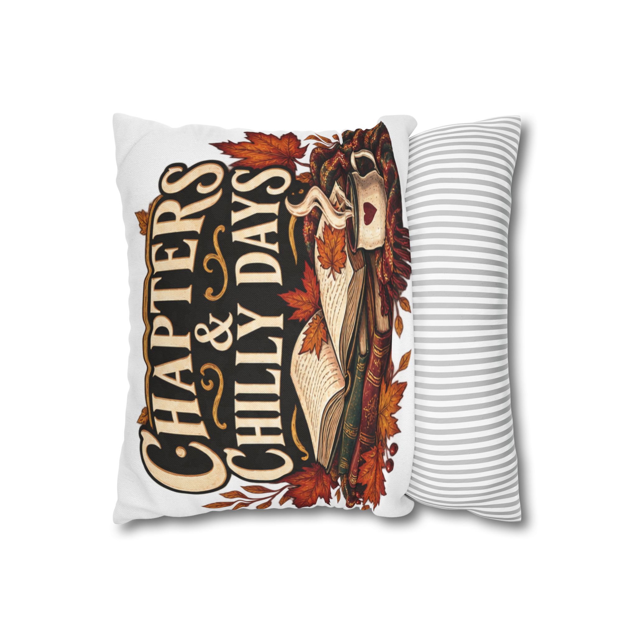 Chapters & Chilly Days Autumn Book Lover Pillowcase - Image 4