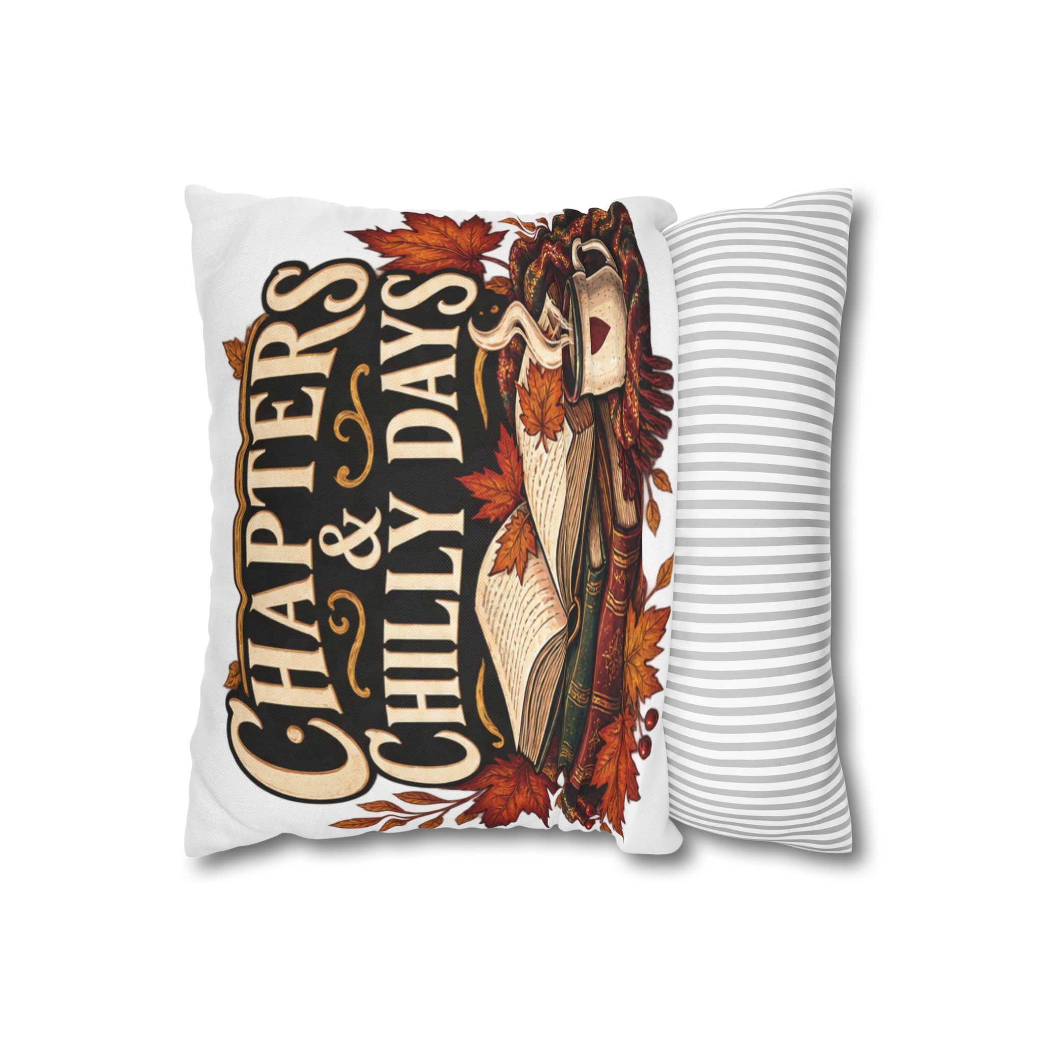Chapters & Chilly Days Autumn Book Lover Pillowcase - Image 2