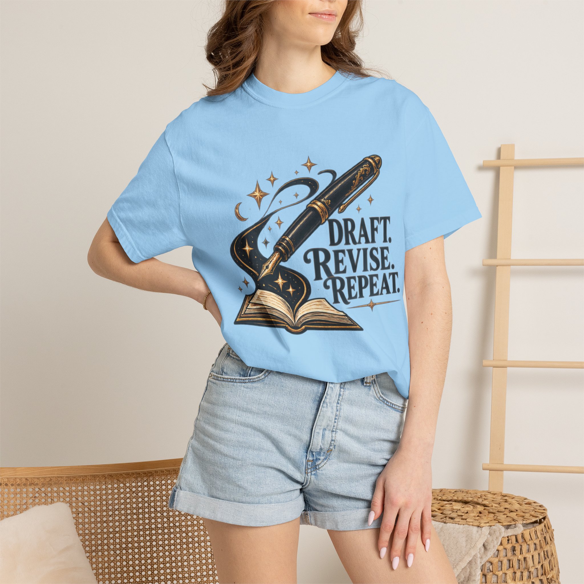 Draft Revise Repeat Writer T-Shirt - Image 50