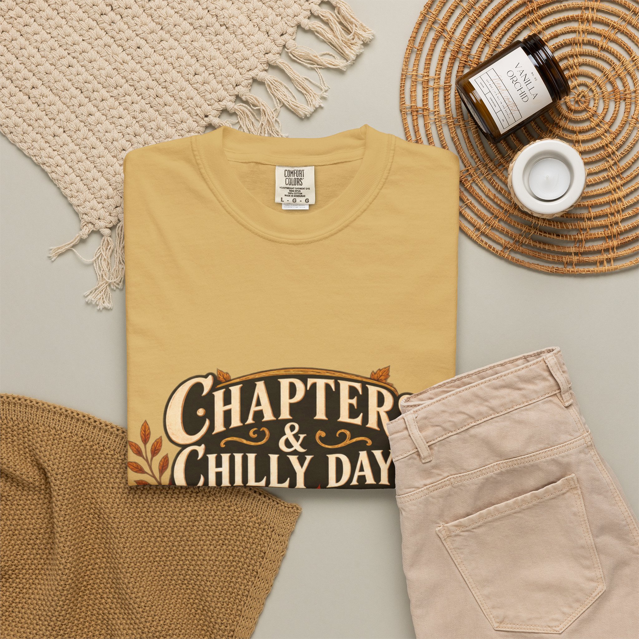 Chapters & Chilly Days T-Shirt — Cozy Autumn Book Lover Tee - Image 21