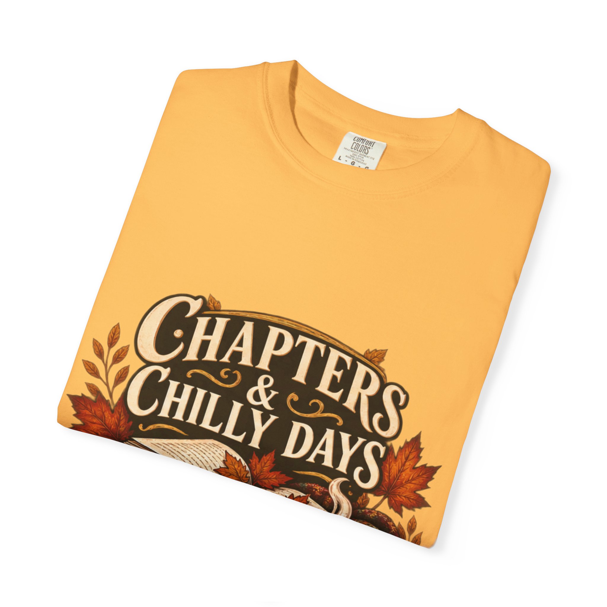 Chapters & Chilly Days T-Shirt — Cozy Autumn Book Lover Tee - Image 16