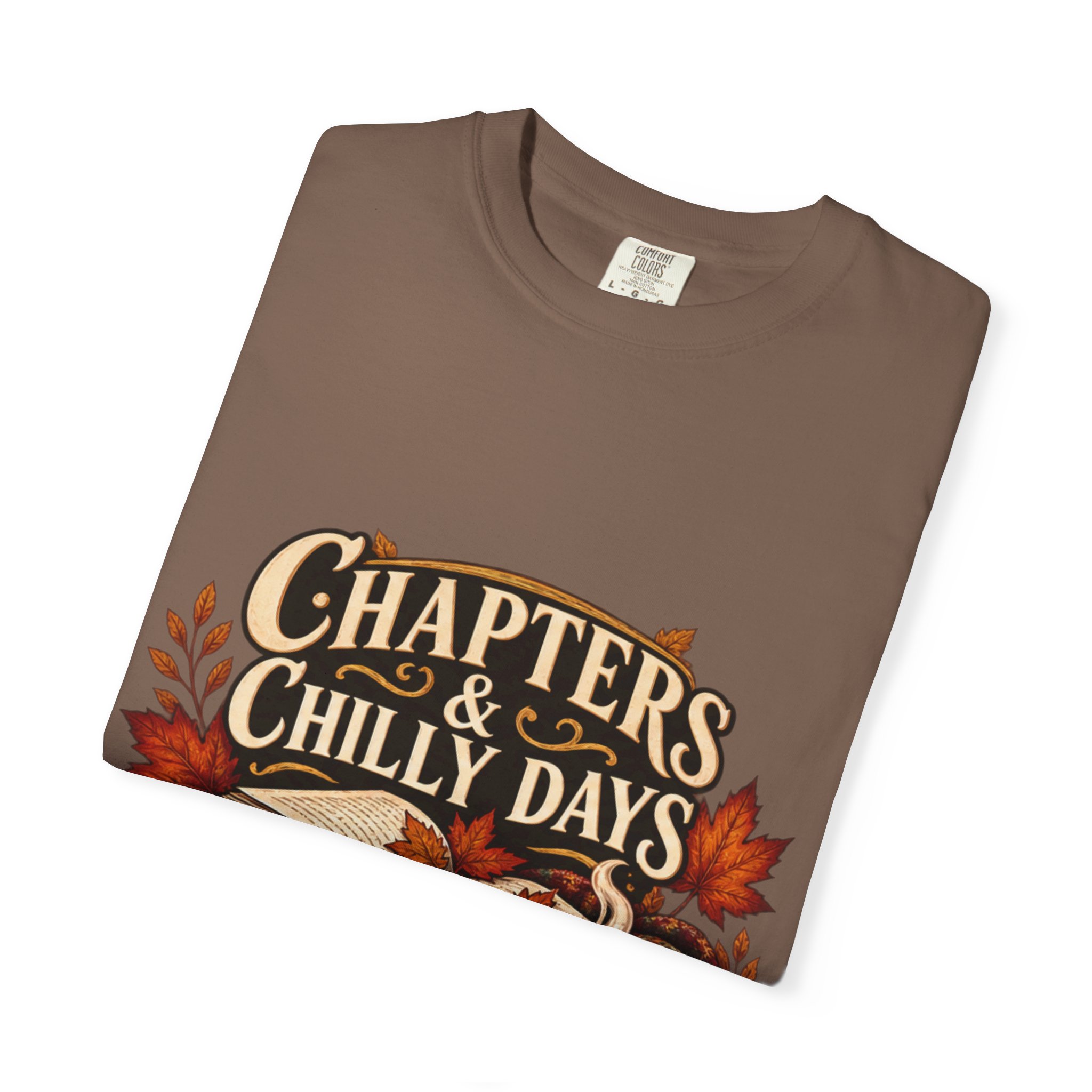 Chapters & Chilly Days T-Shirt — Cozy Autumn Book Lover Tee - Image 32