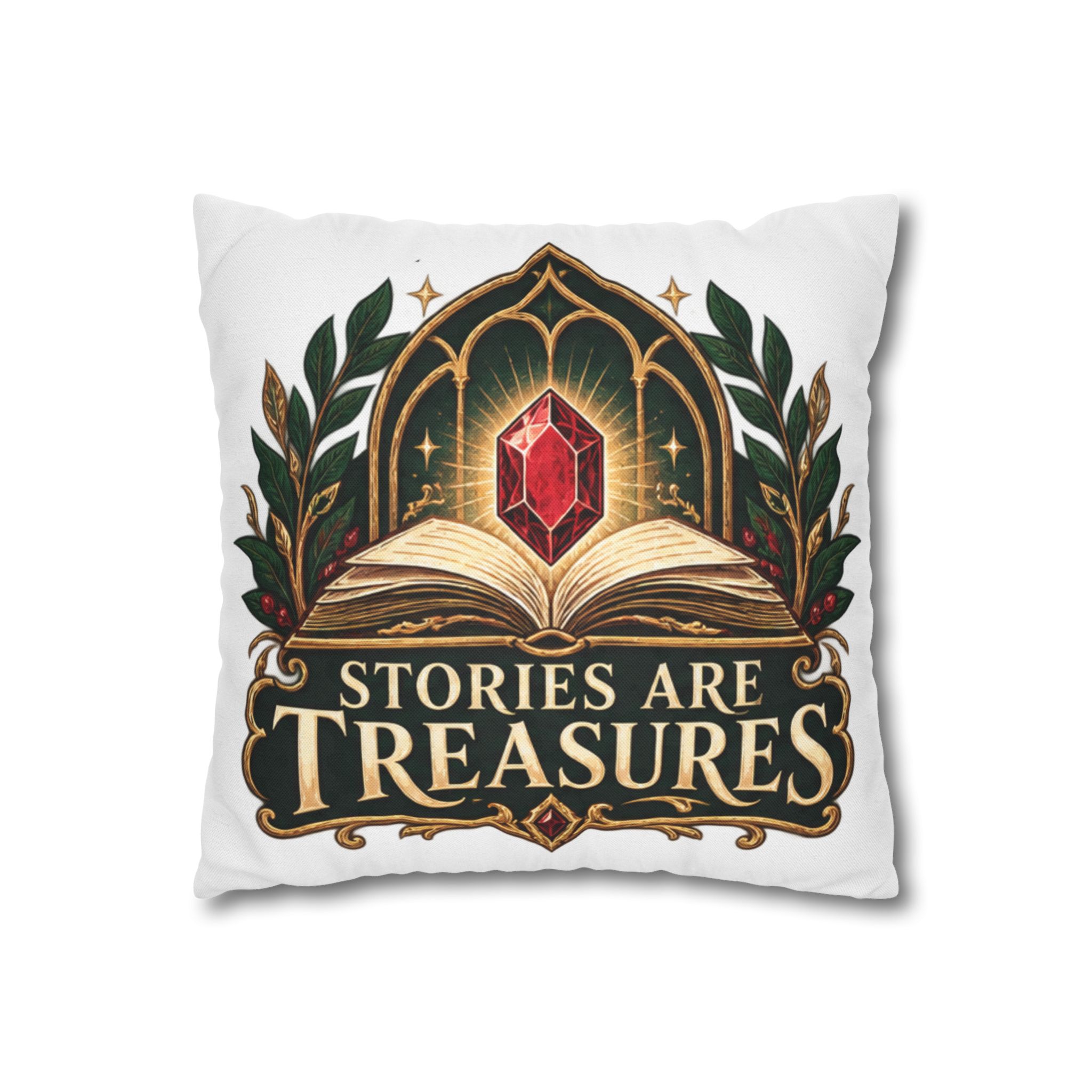 Stories Are Treasures Decorative Pillow - Image 3