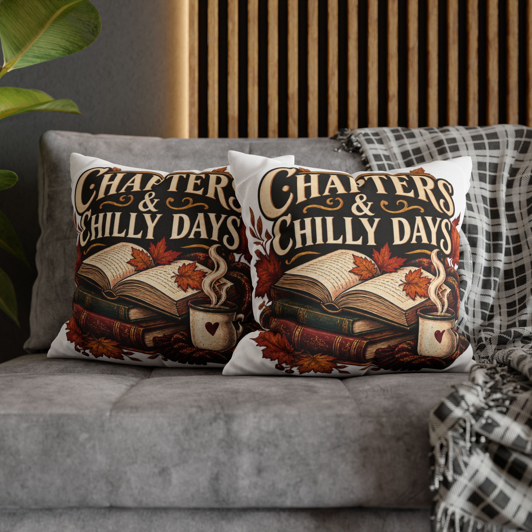 Chapters & Chilly Days Autumn Book Lover Pillowcase - Image 14