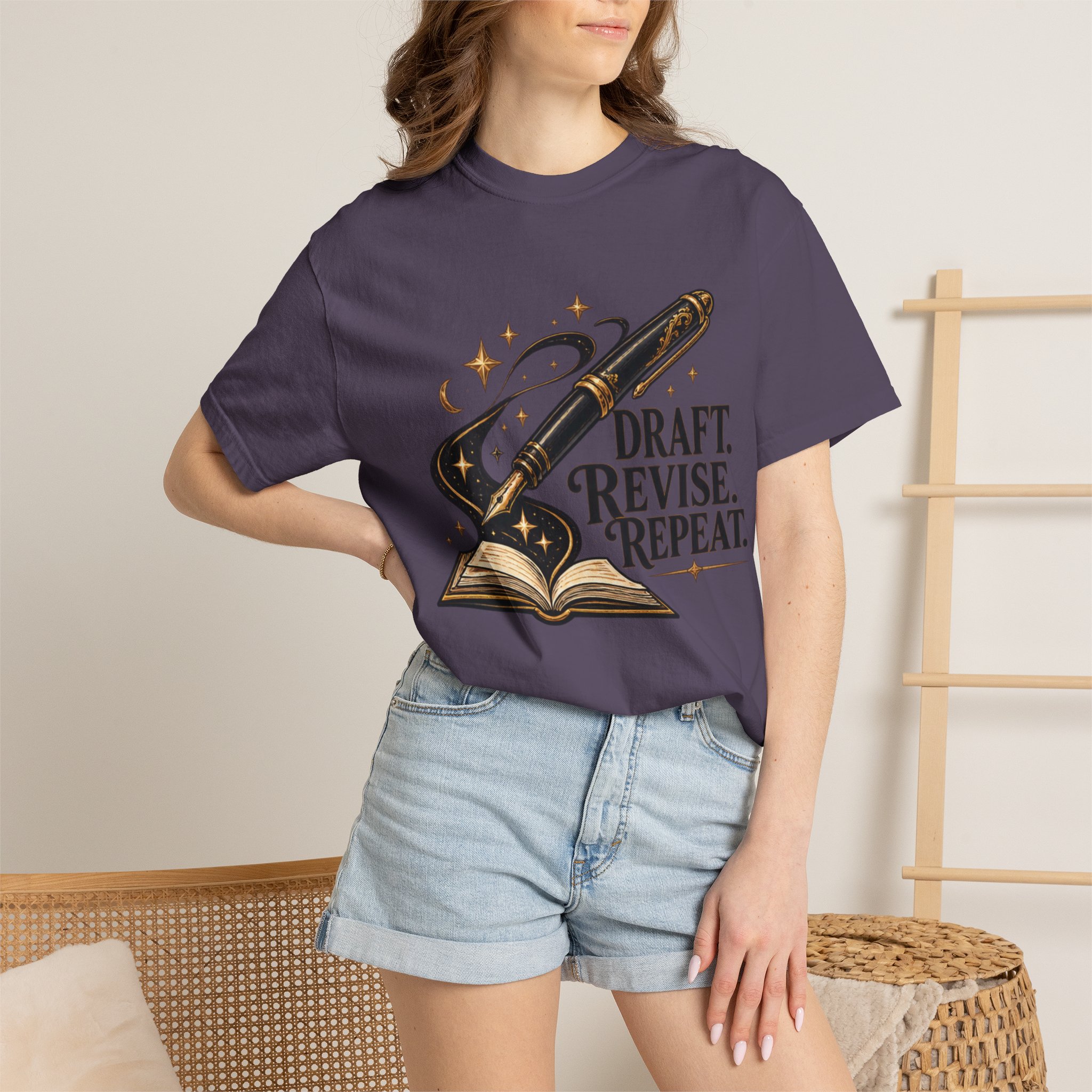 Draft Revise Repeat Writer T-Shirt - Image 75