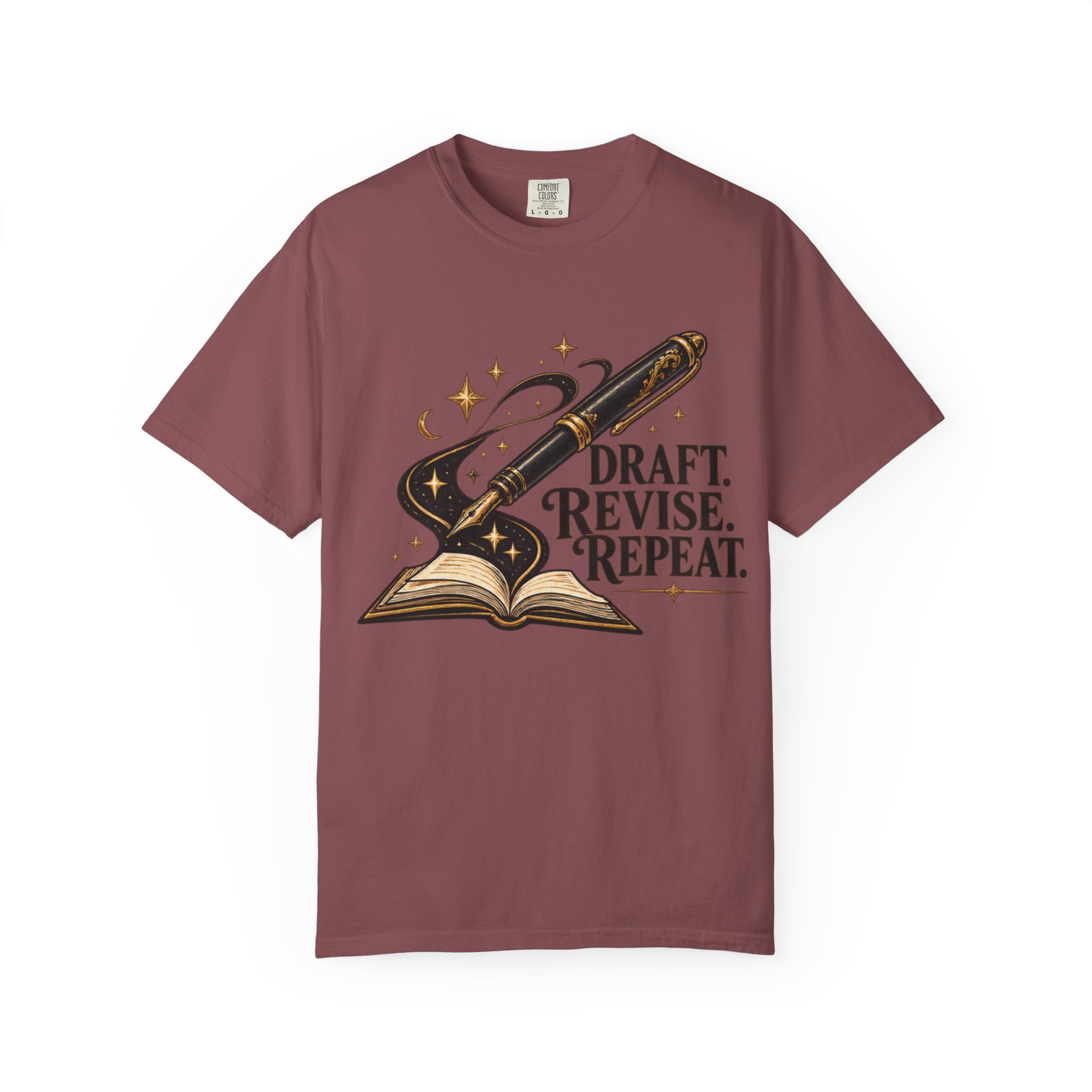 Draft Revise Repeat Writer T-Shirt - Image 11