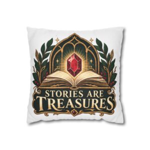 Stories Are Treasures Decorative Pillow