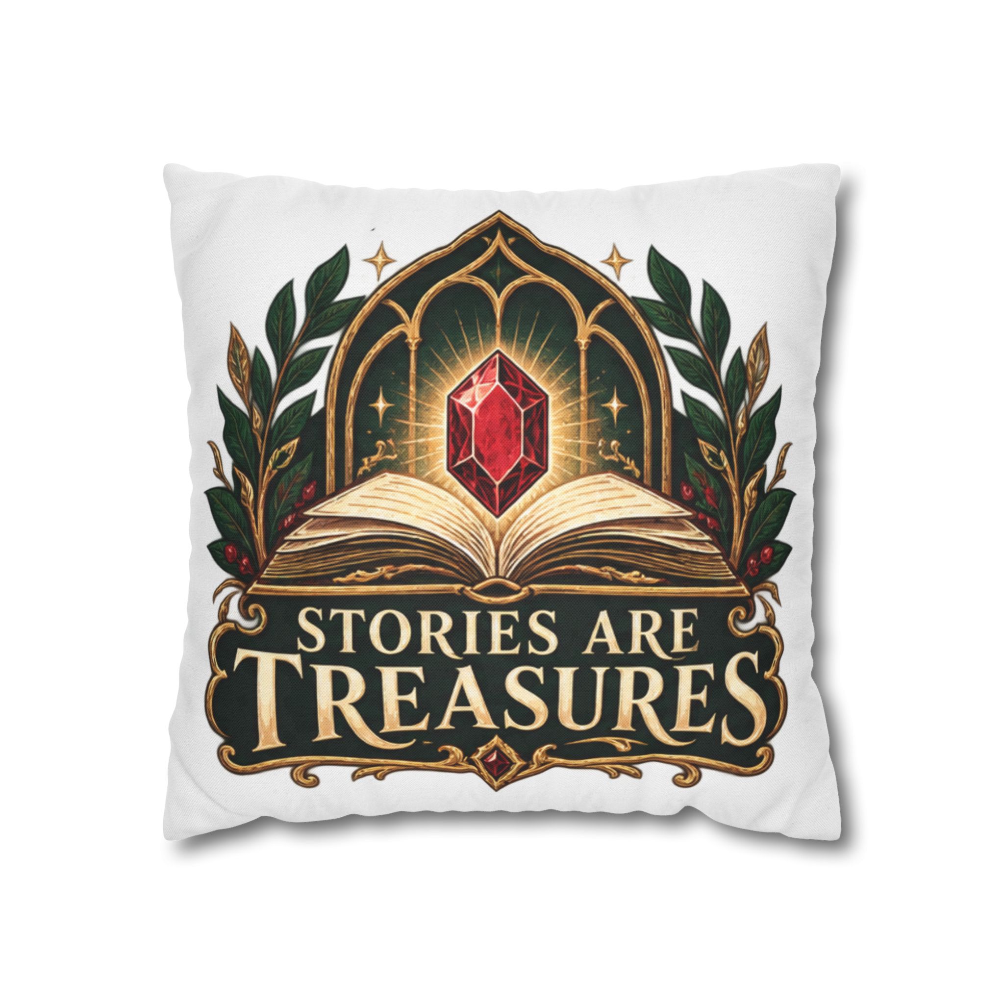 Stories Are Treasures Decorative Pillow - Image 5