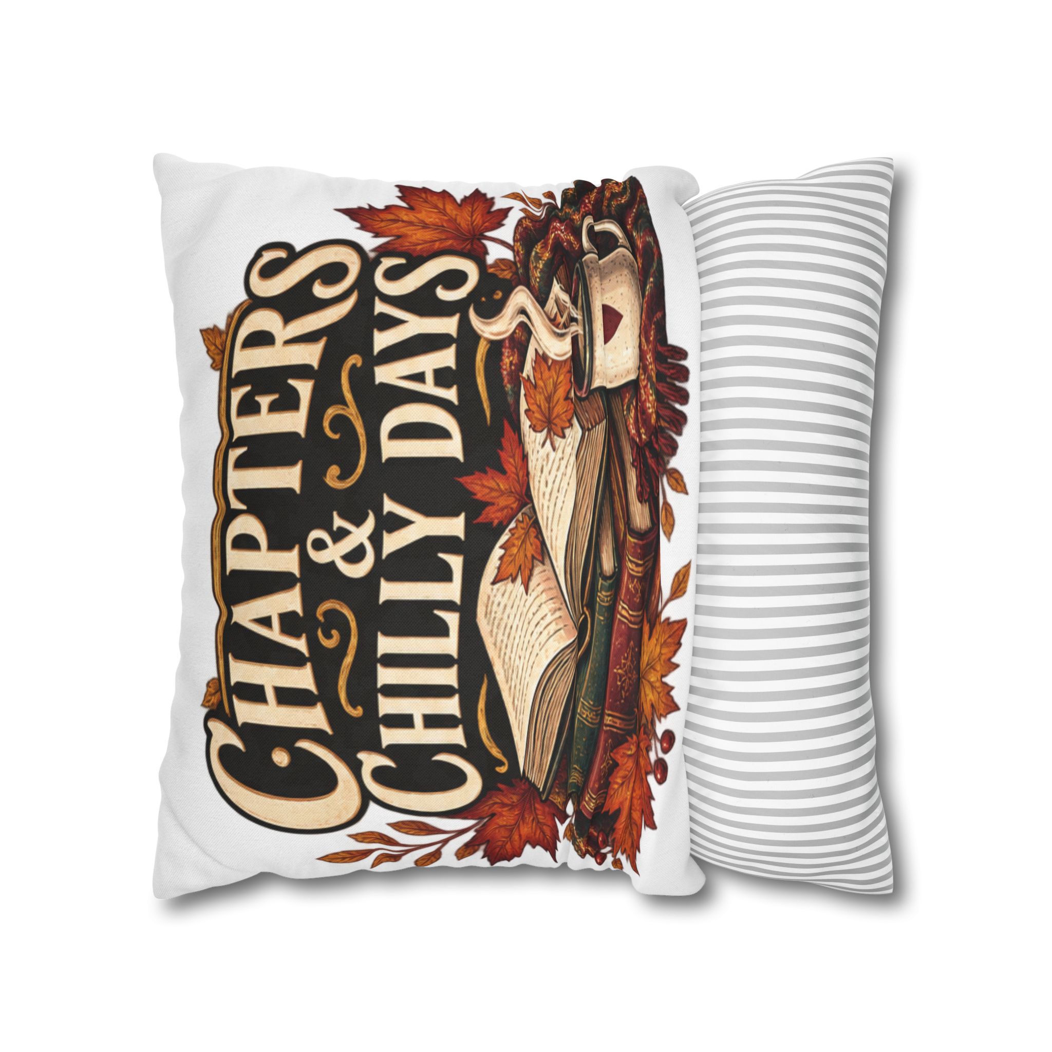 Chapters & Chilly Days Autumn Book Lover Pillowcase - Image 11