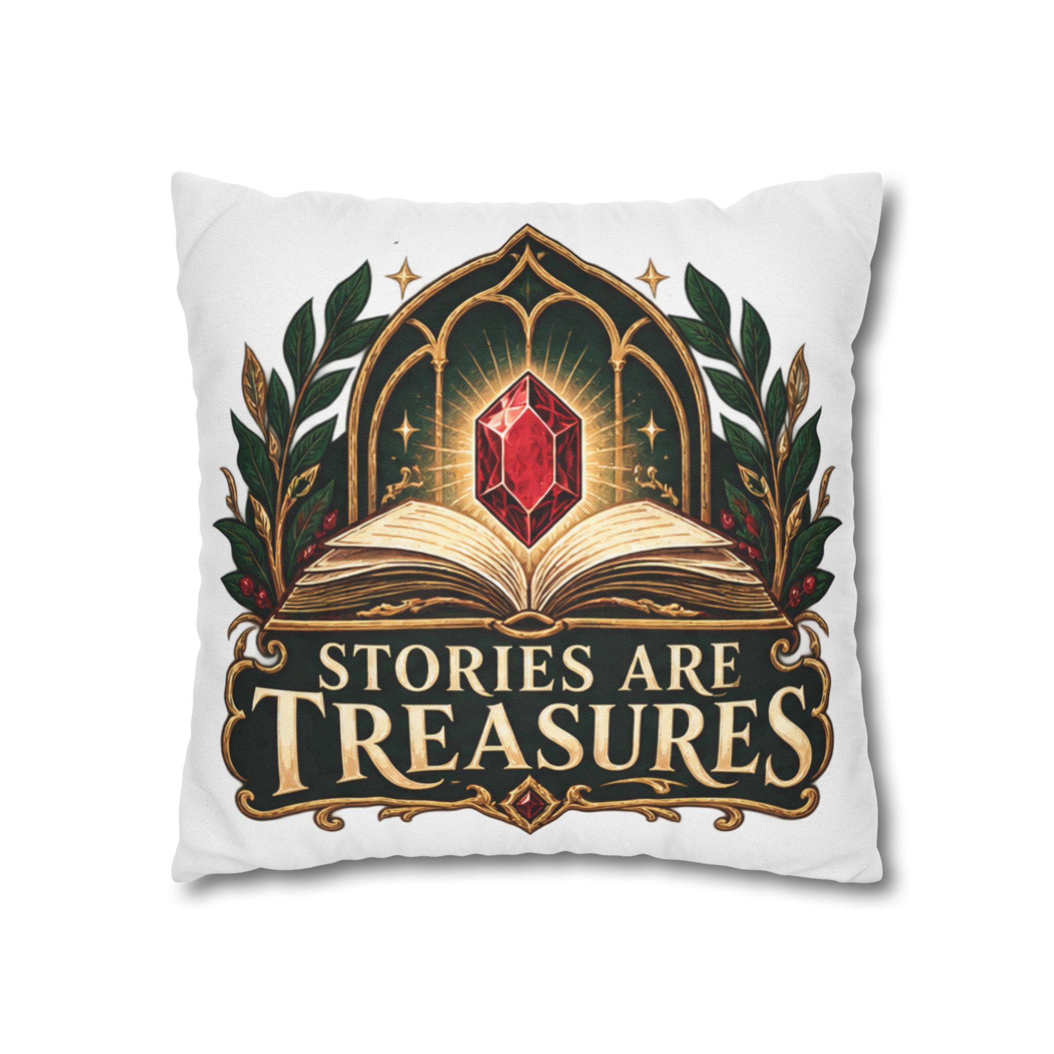 Stories Are Treasures Decorative Pillow - Image 7
