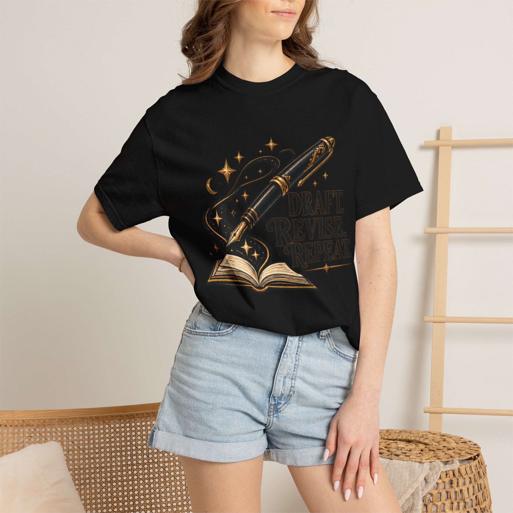 Draft Revise Repeat Writer T-Shirt - Image 60