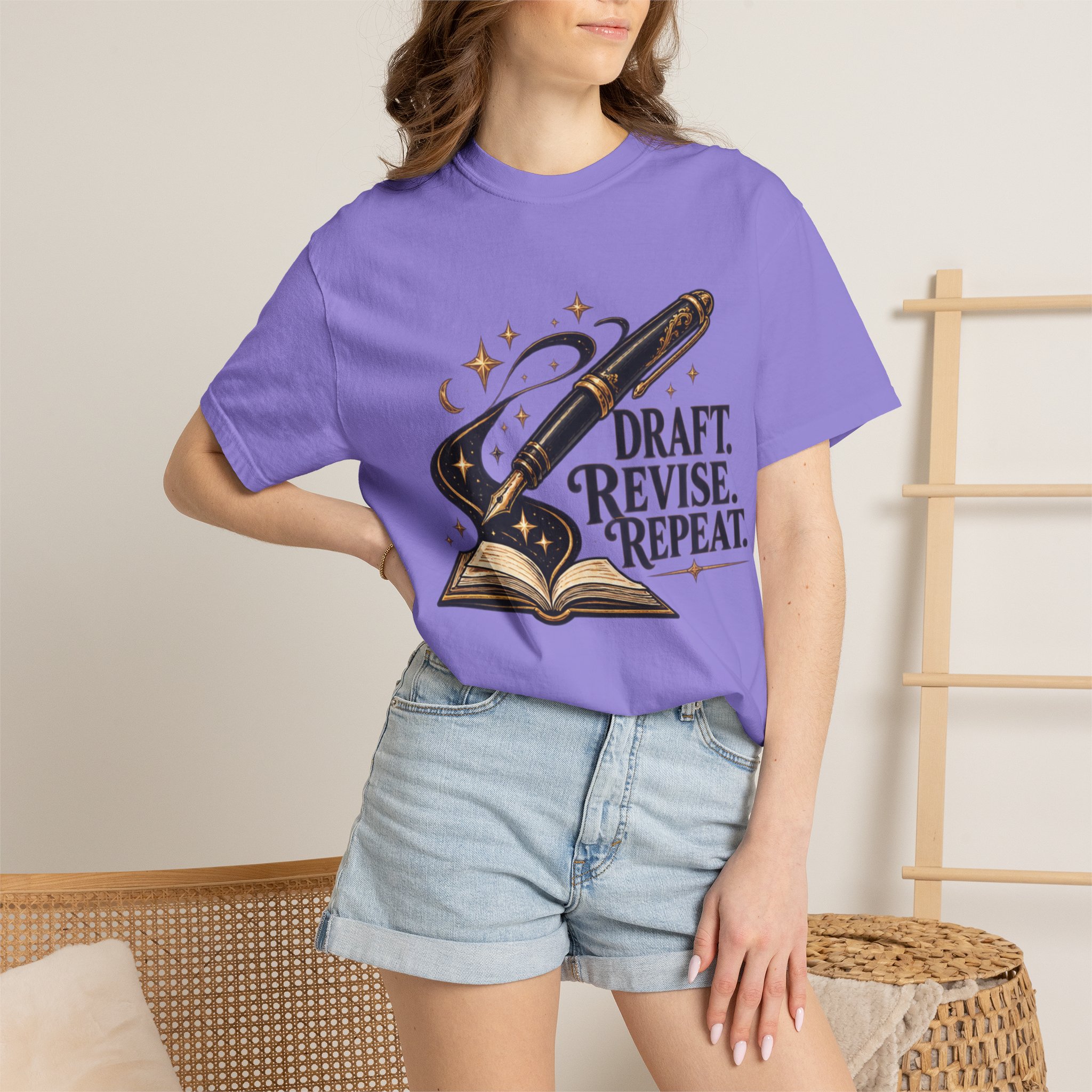 Draft Revise Repeat Writer T-Shirt - Image 65