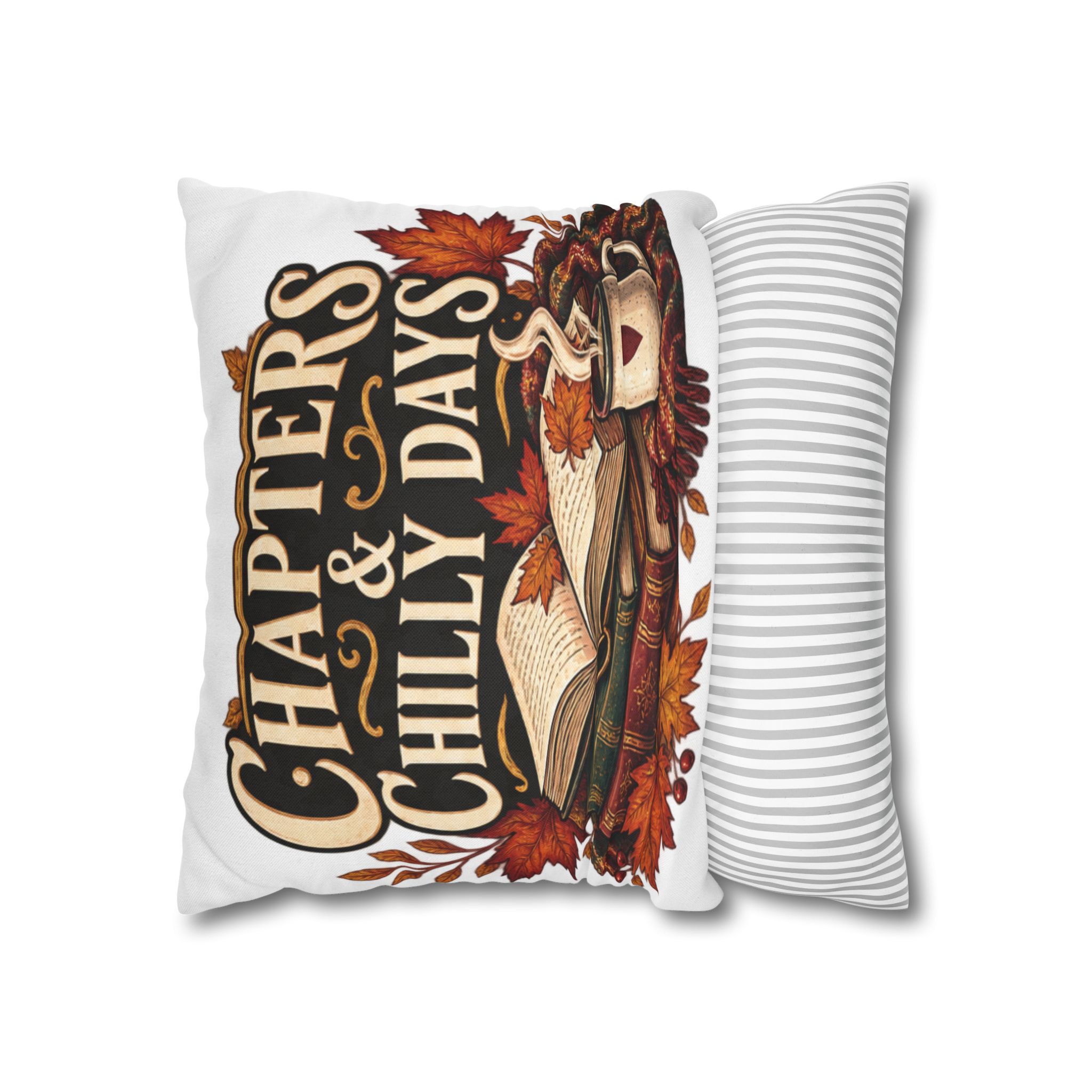 Chapters & Chilly Days Autumn Book Lover Pillowcase - Image 7