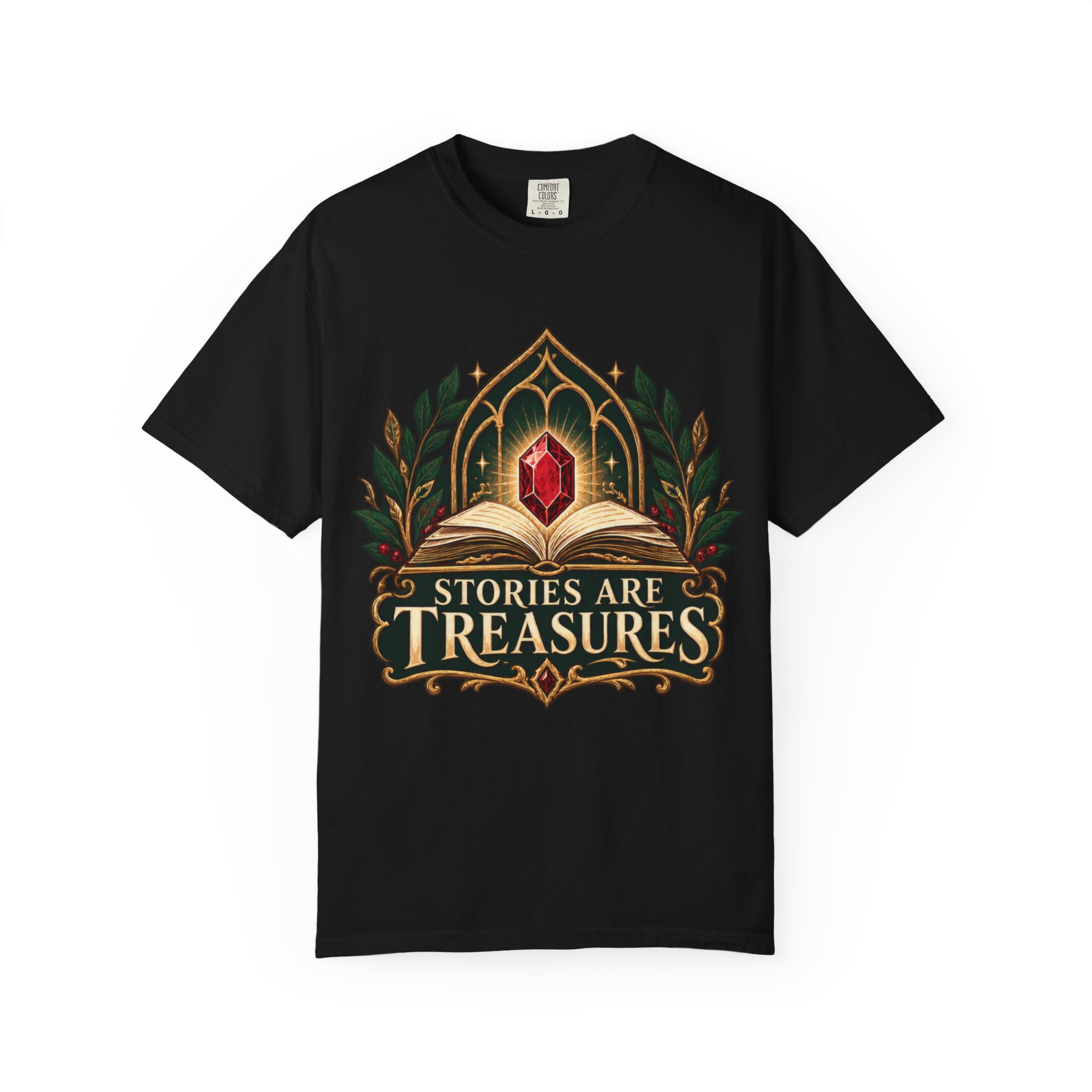 Stories Are Treasures T-Shirt - Image 56