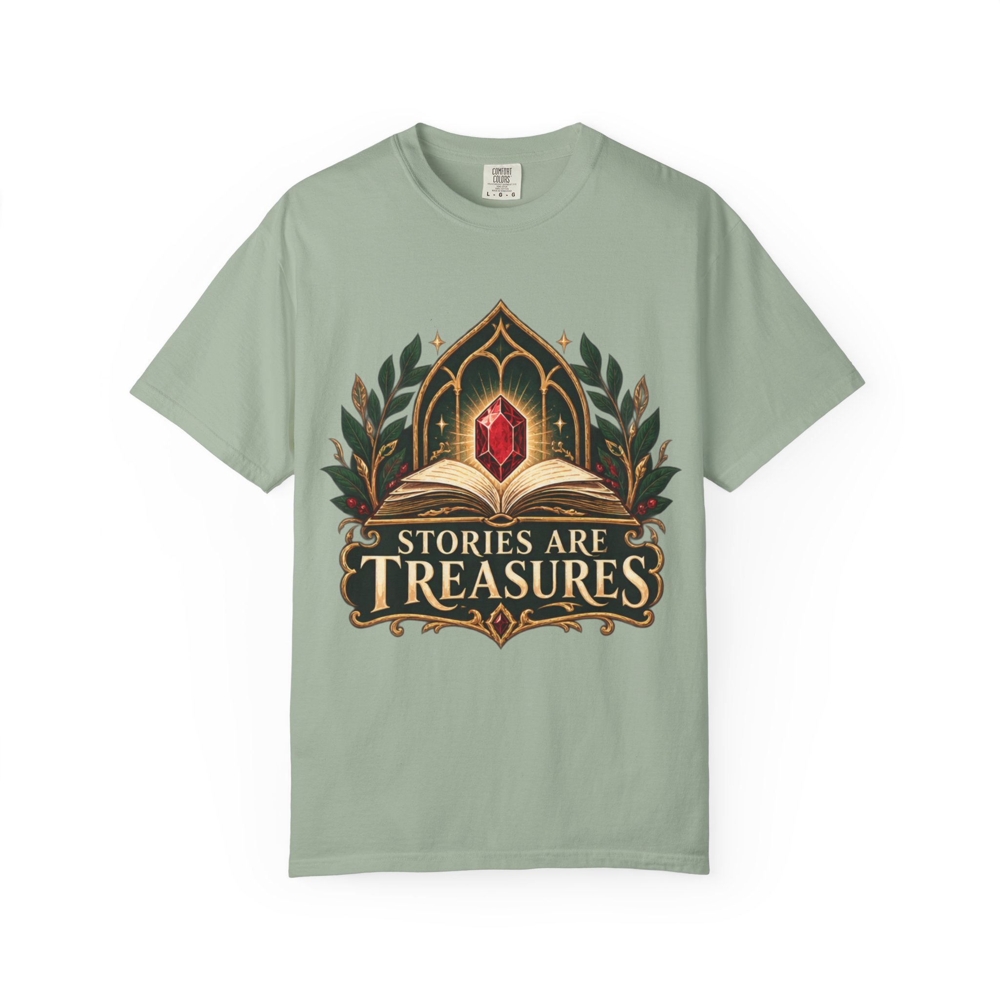 Stories Are Treasures T-Shirt - Image 36