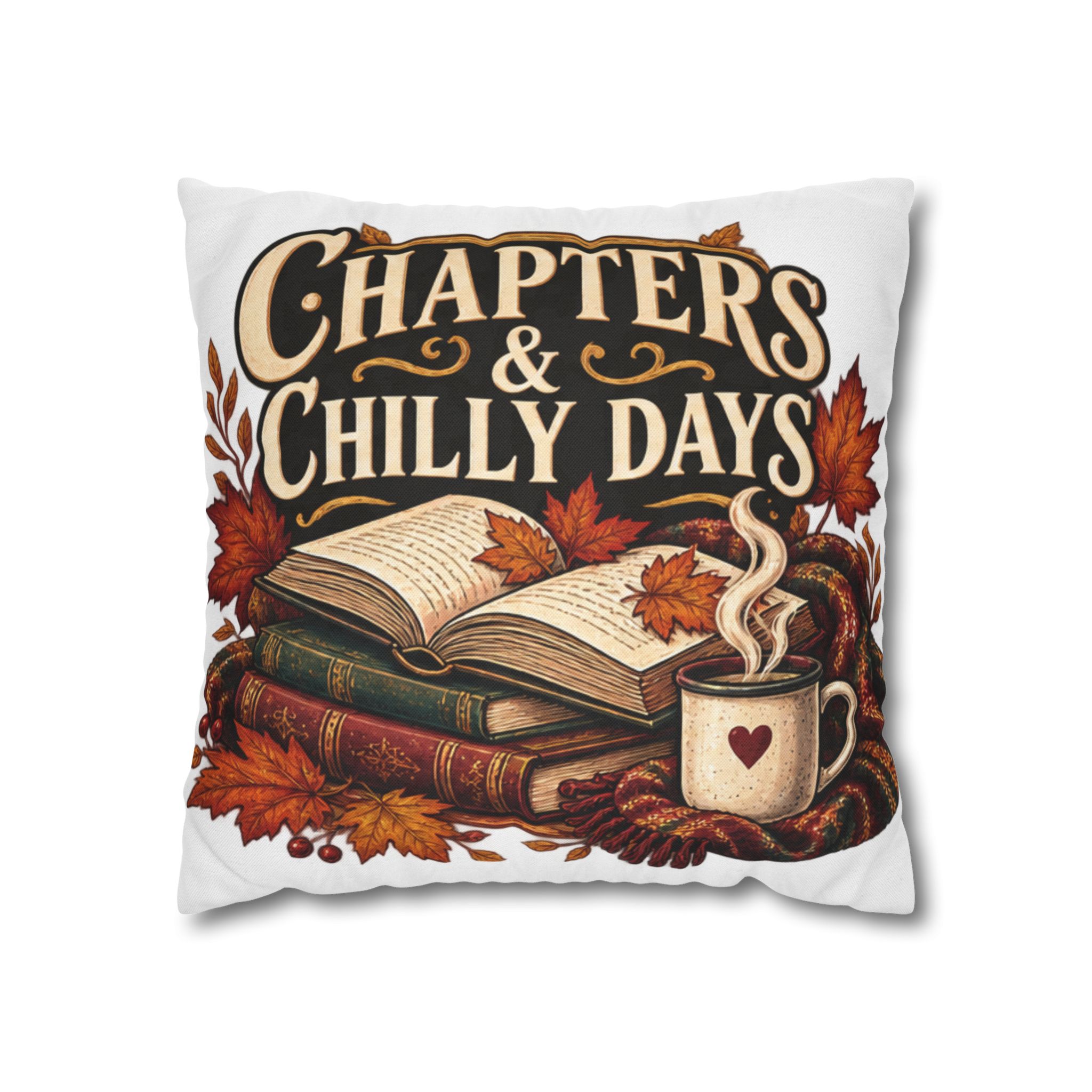 Chapters & Chilly Days Autumn Book Lover Pillowcase - Image 6